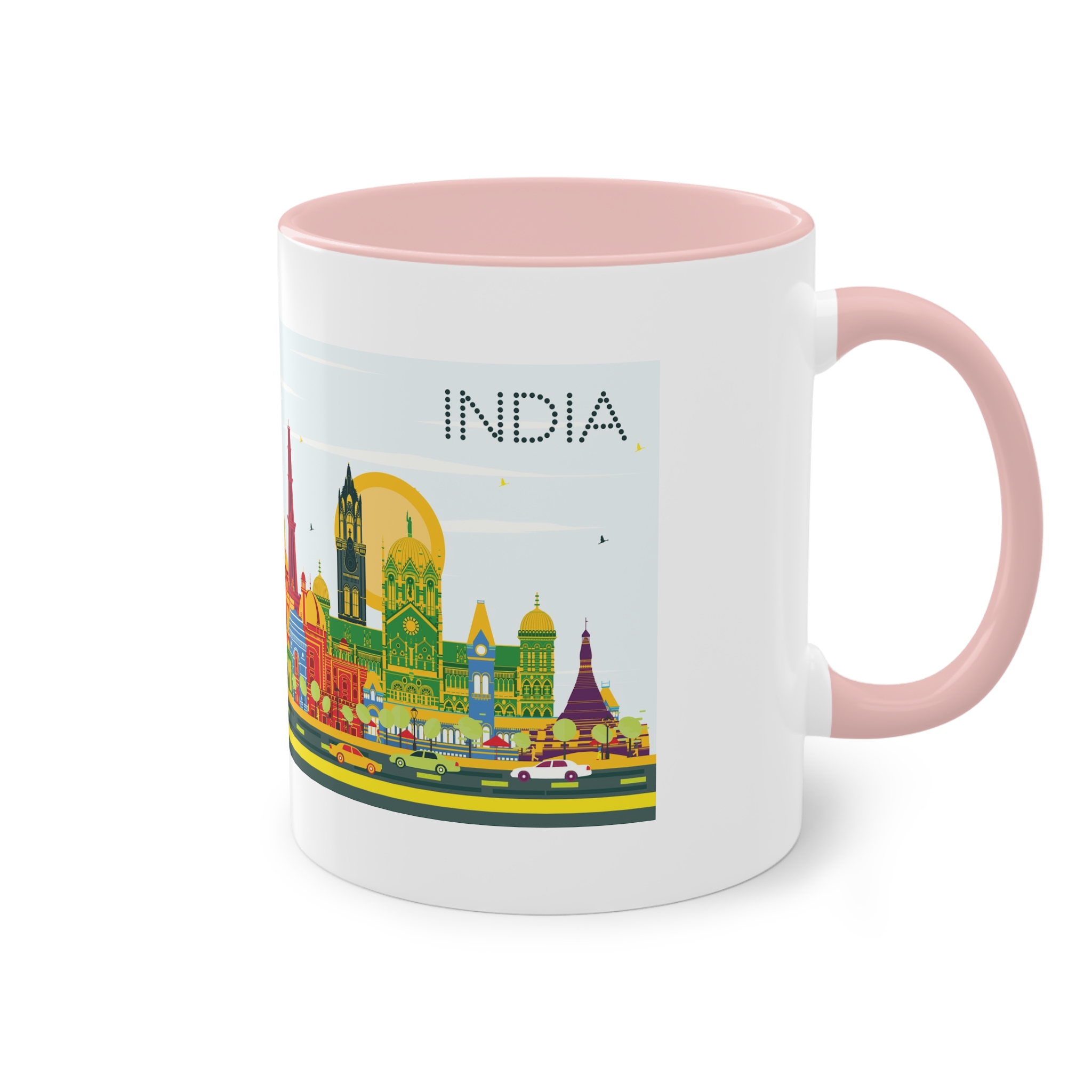 India Color Two Tone Coffee Mug 11oz - Image 48