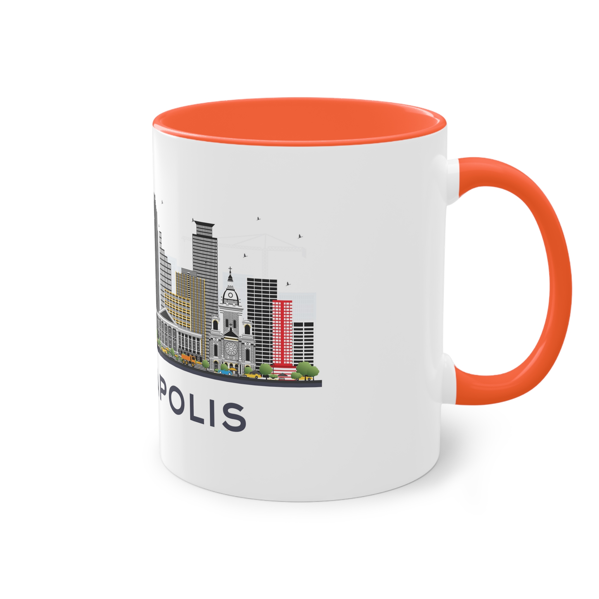 Minneapolis Isolated Two Tone Coffee Mug 11oz - Image 16