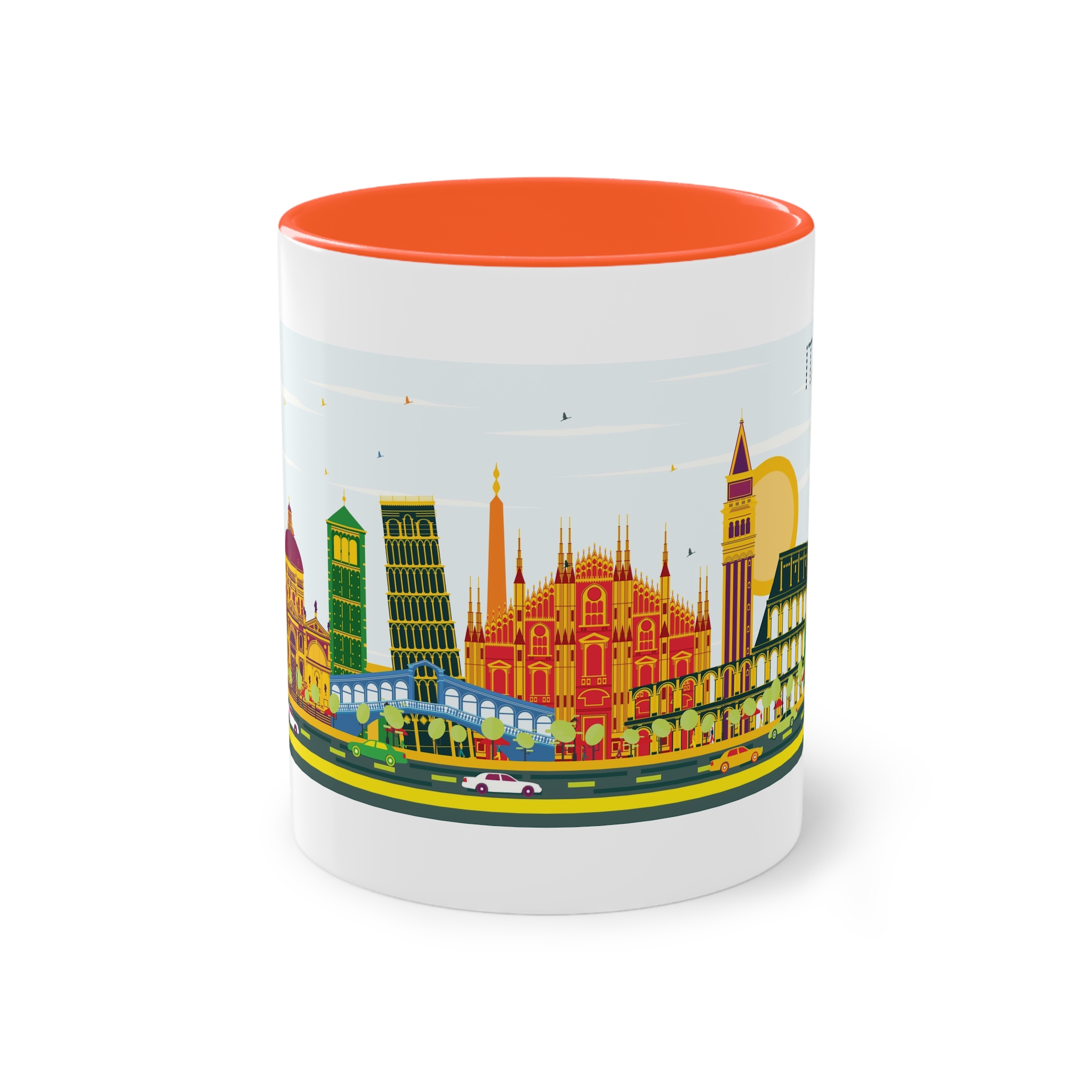 Italy Color Two Tone Coffee Mug 11oz - Image 13