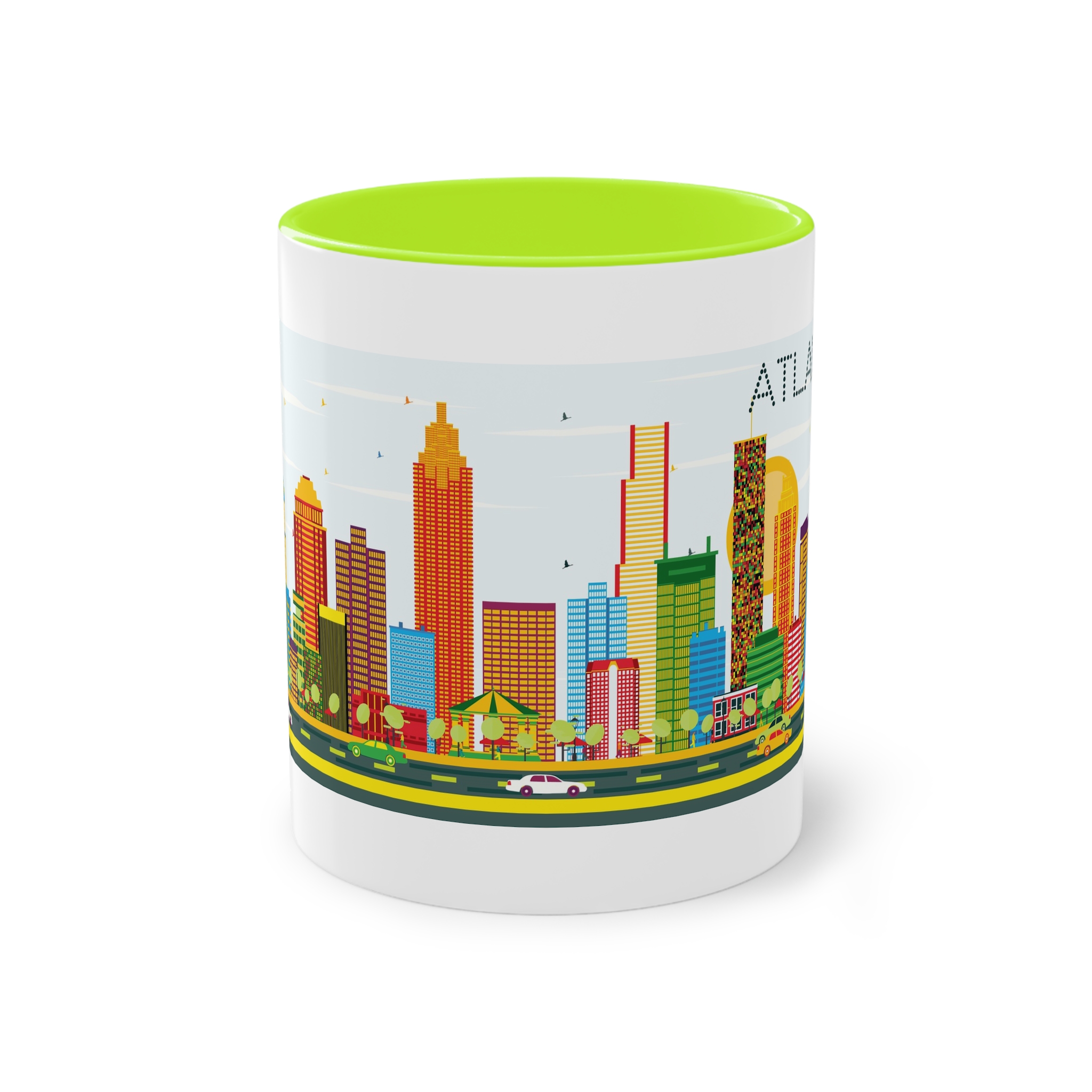 Atlanta Color Two Tone Coffee Mug 11oz - Image 25