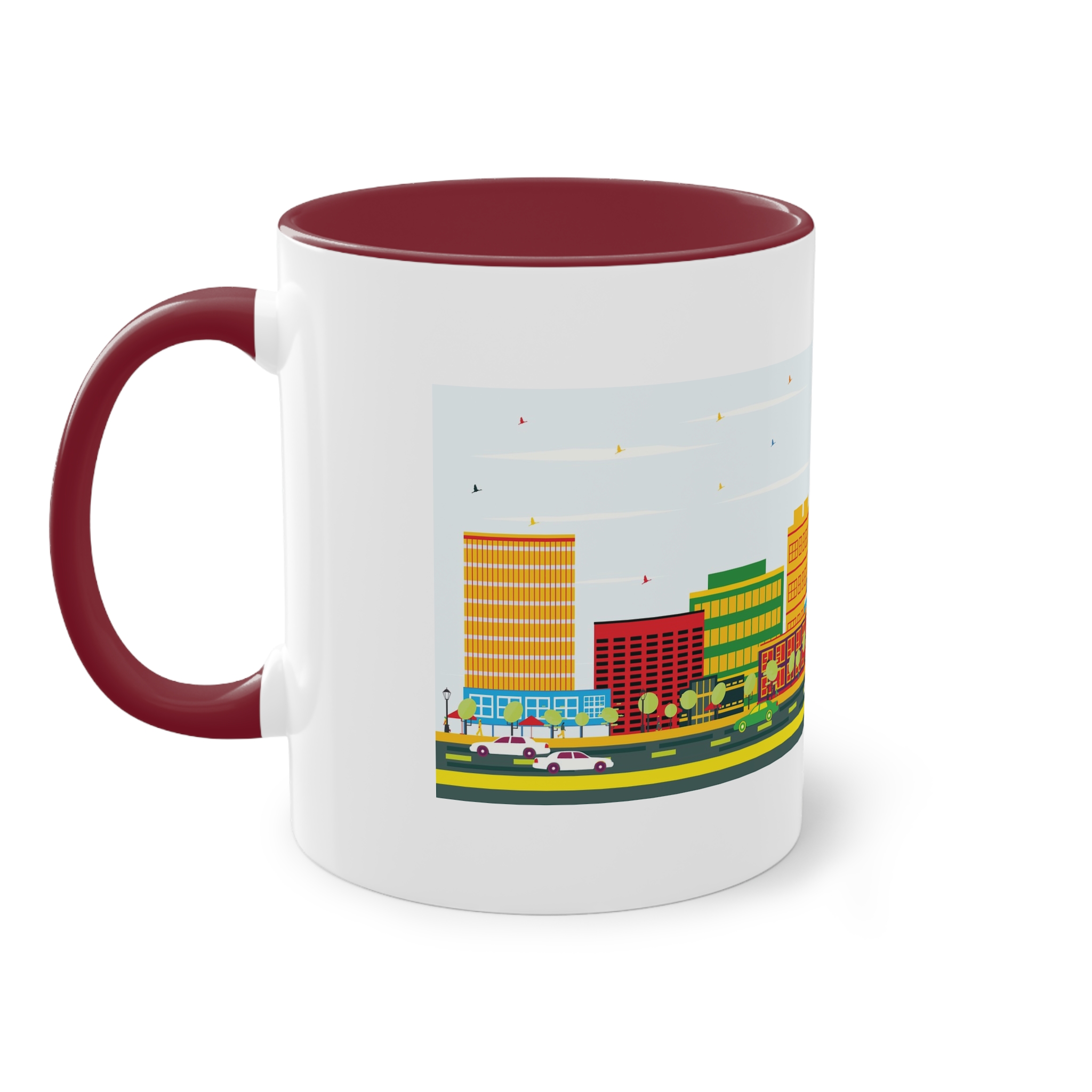 Juneau Color Two Tone Coffee Mug 11oz - Image 7
