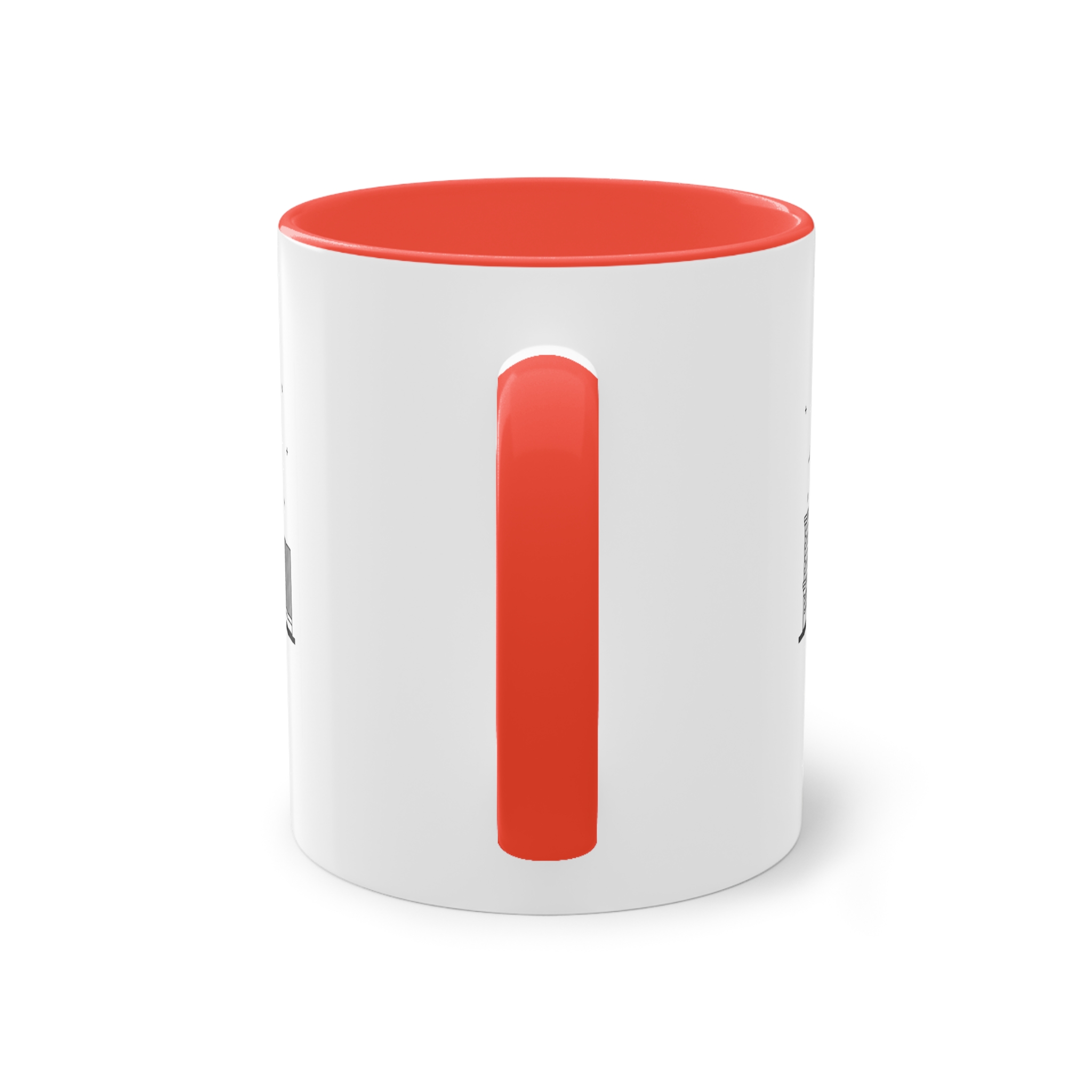Dublin Outline Bold Two Tone Coffee Mug 11oz - Image 2