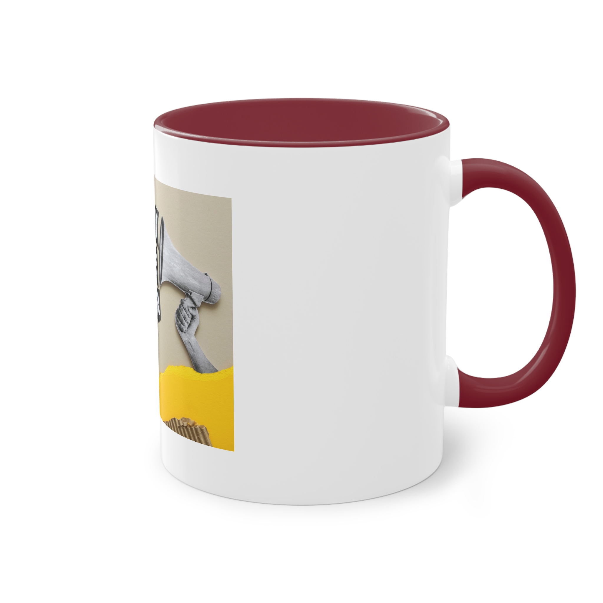 Black Lives Matter Collage Two Tone Coffee Mug 11oz - Image 8
