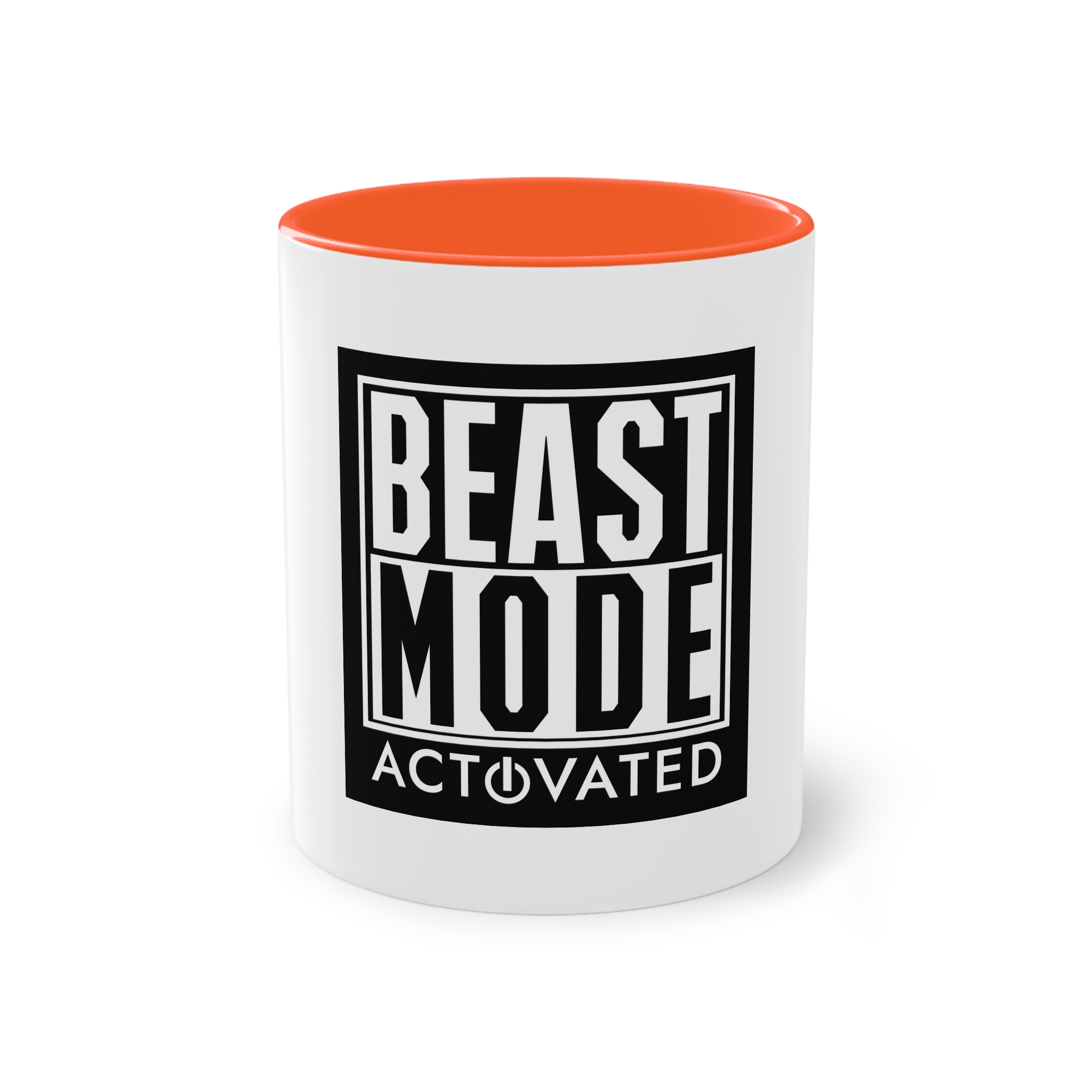Beast Mode Activated Two Tone Coffee Mug 11oz - Image 13