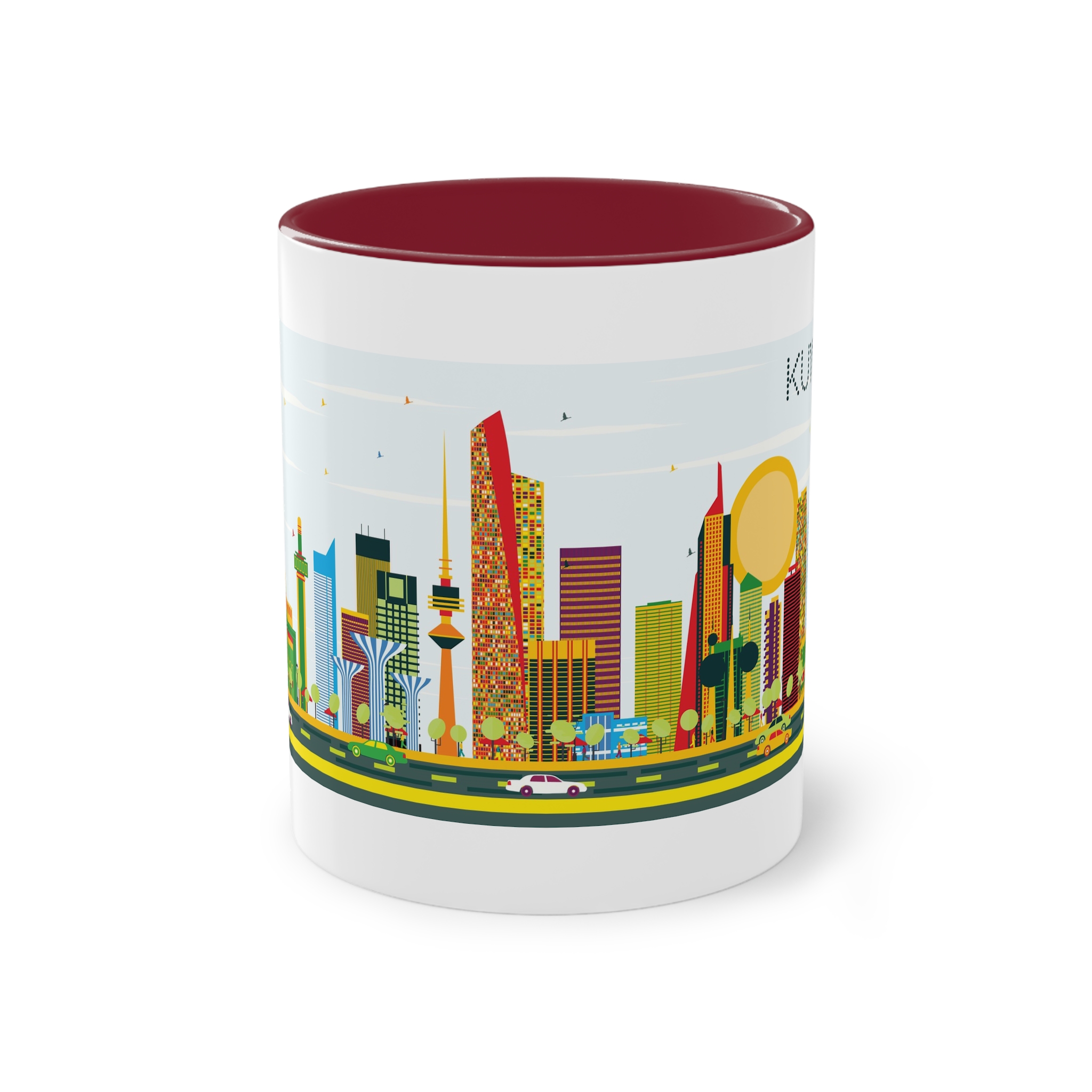 Kuwait Color Two Tone Coffee Mug 11oz - Image 5