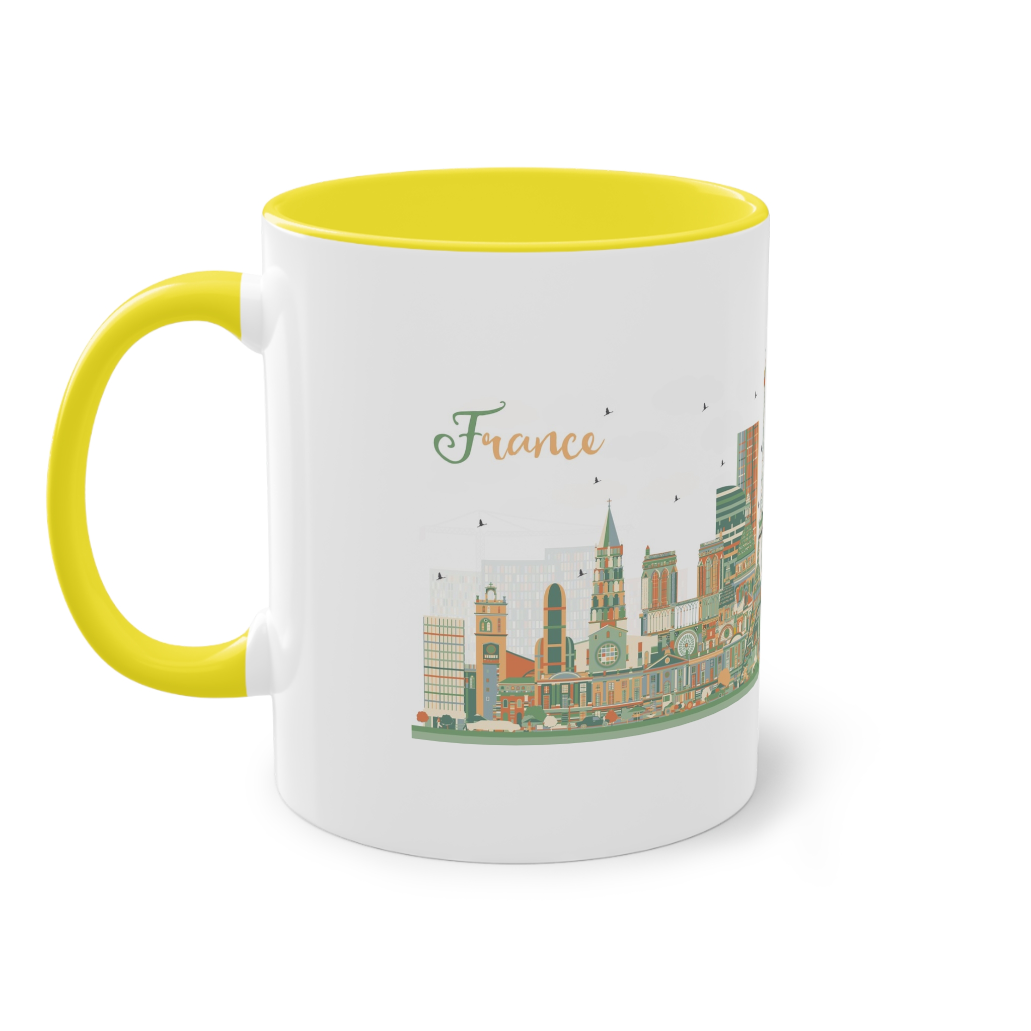 France Ver 1 Two Tone Coffee Mug 11oz - Image 23