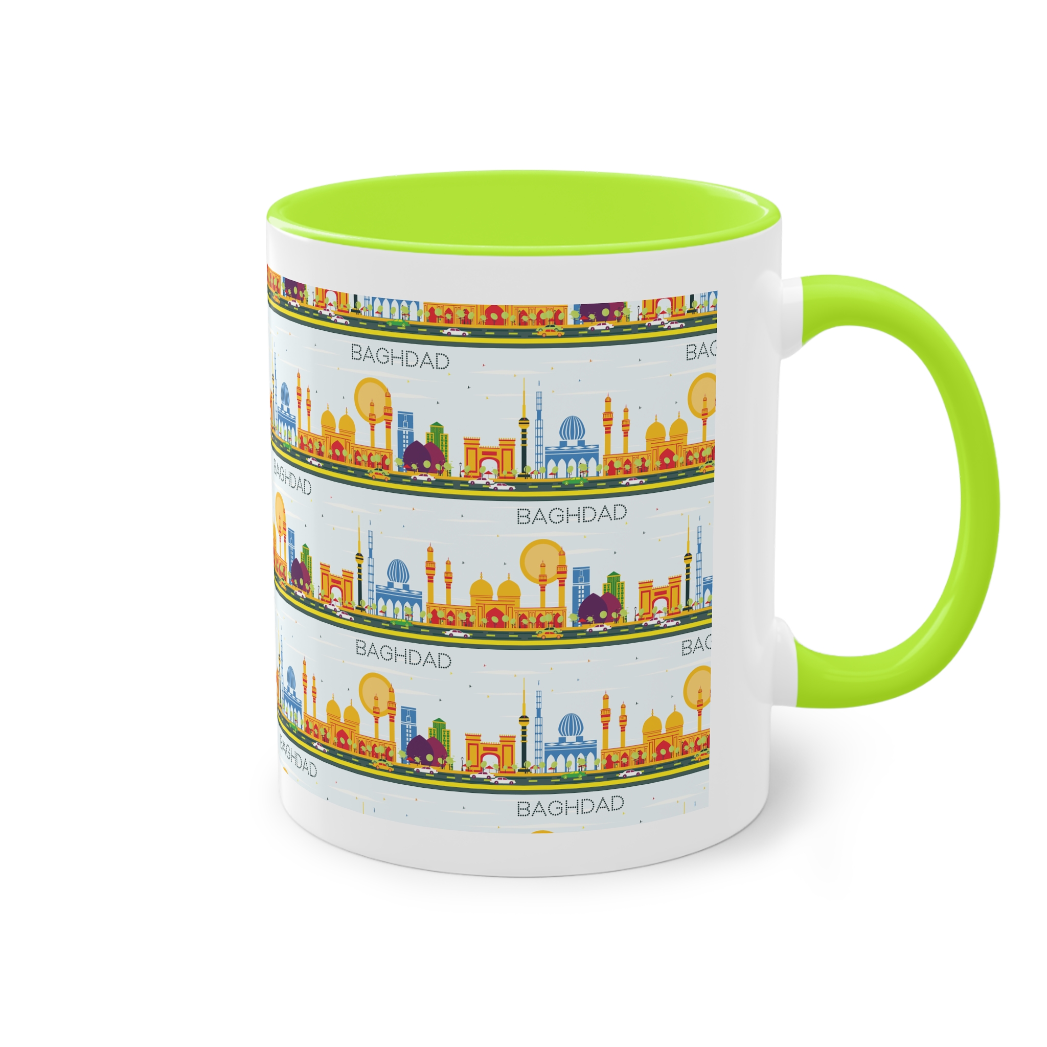 Baghdad Color Two Tone Coffee Mug 11oz - Image 28