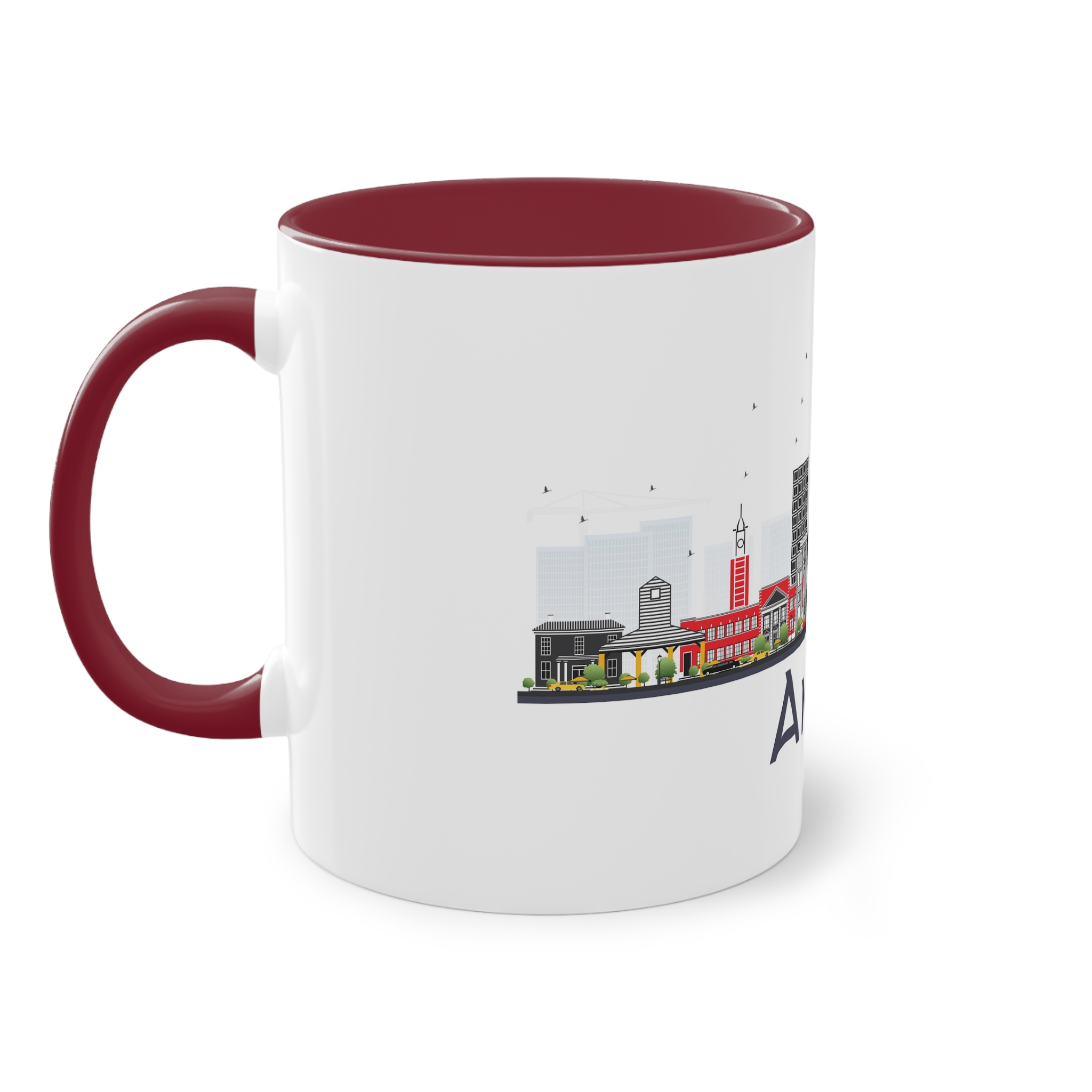 Ames Isolated Two Tone Coffee Mug 11oz - Image 7