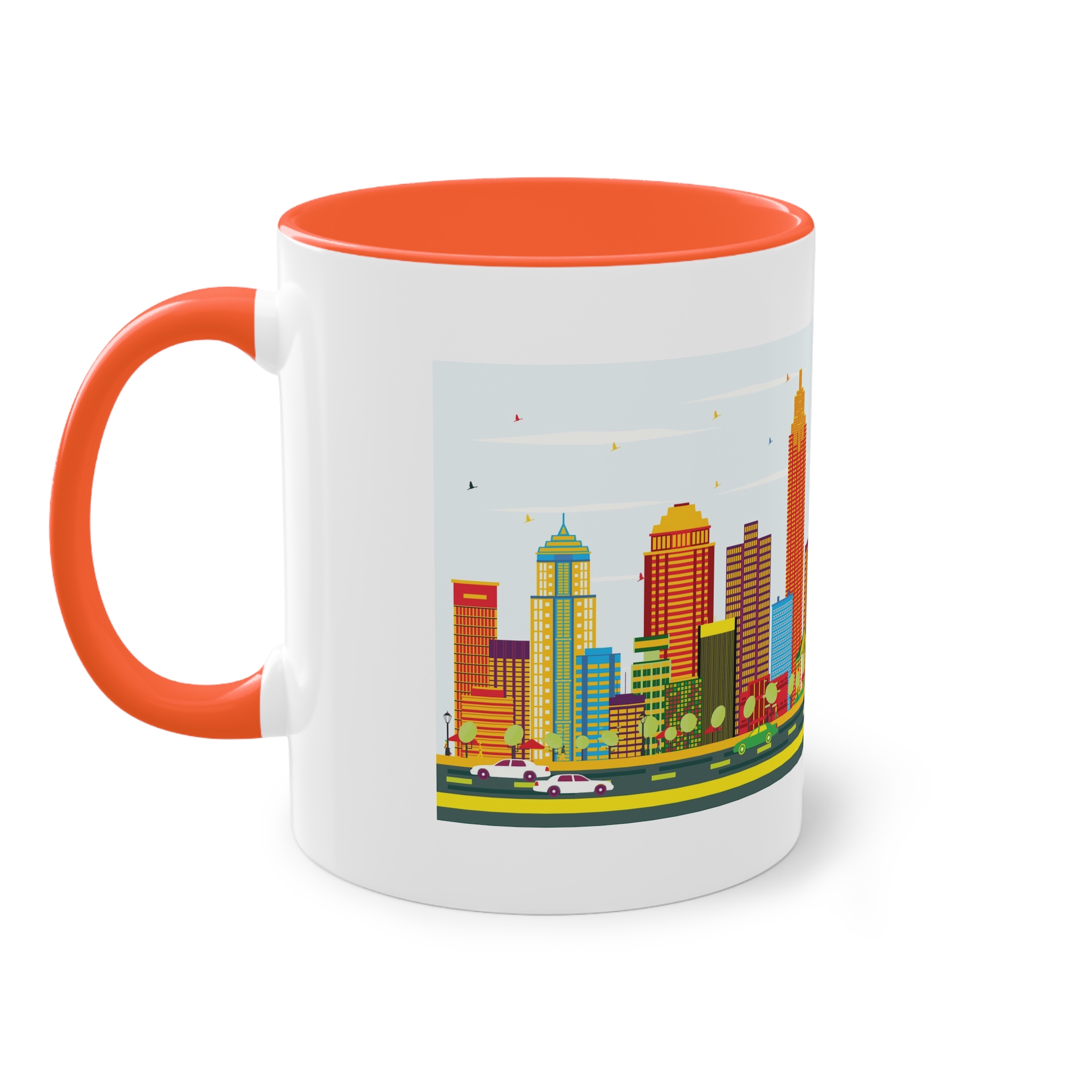 Atlanta Color Two Tone Coffee Mug 11oz - Image 15