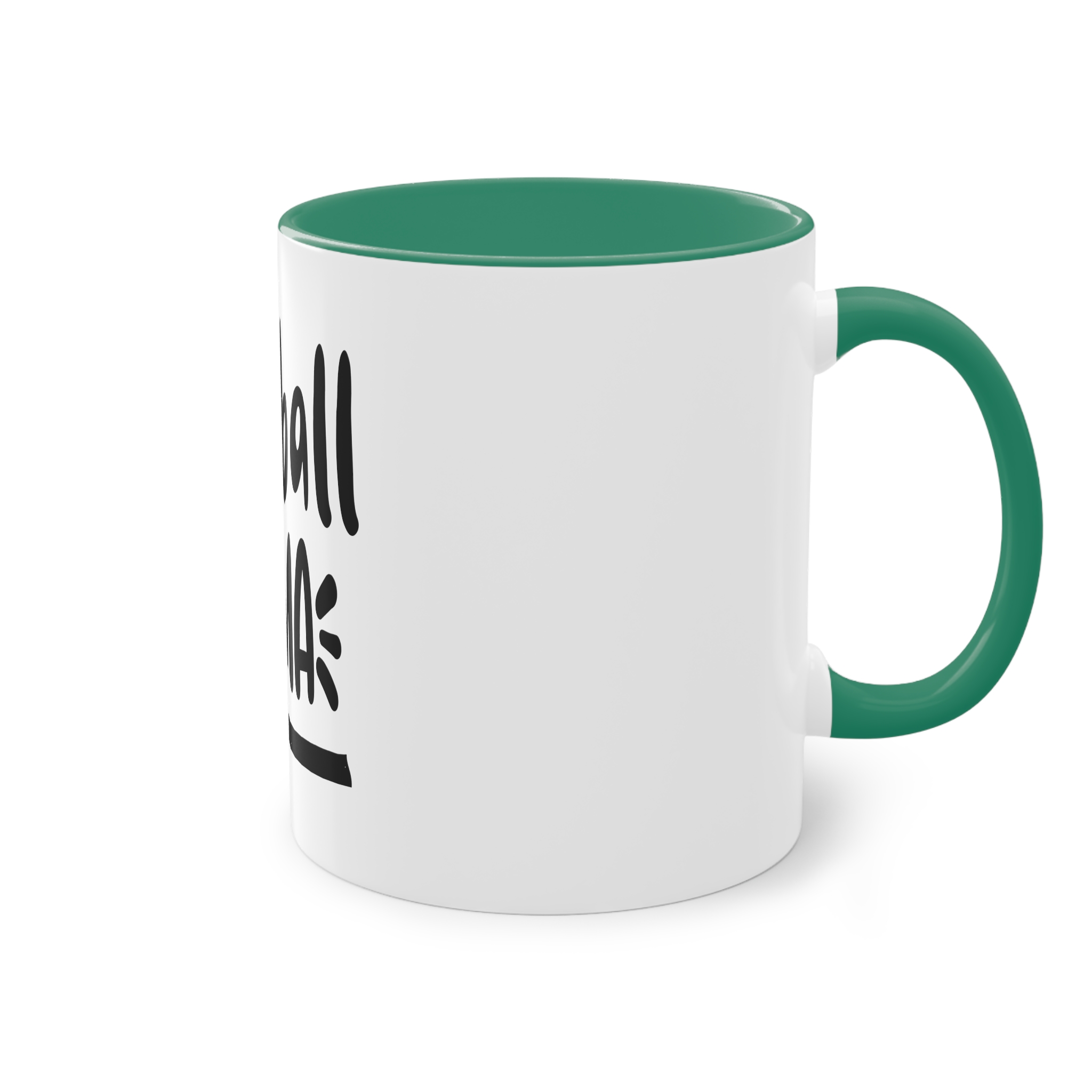 Baseball Mama 1 Two Tone Coffee Mug 11oz - Image 32