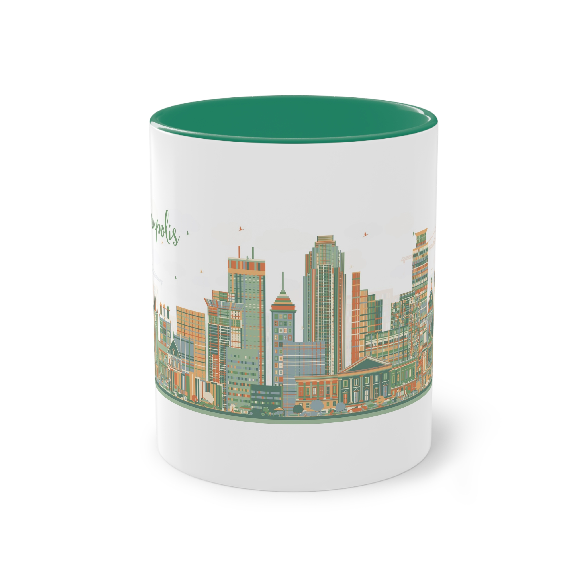 Minneapolis Ver 1 Two Tone Coffee Mug 11oz - Image 29