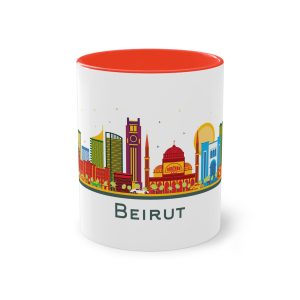 Beirut Color Isolated Two Tone Coffee Mug 11oz