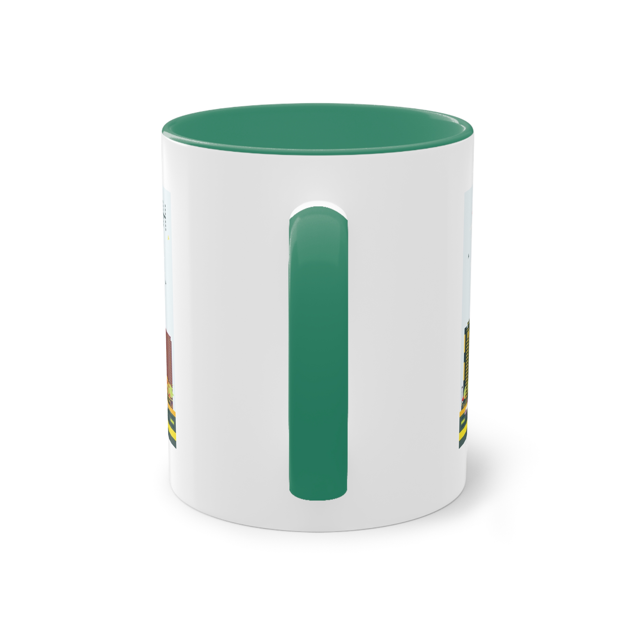 Jeddah Color Two Tone Coffee Mug 11oz - Image 30