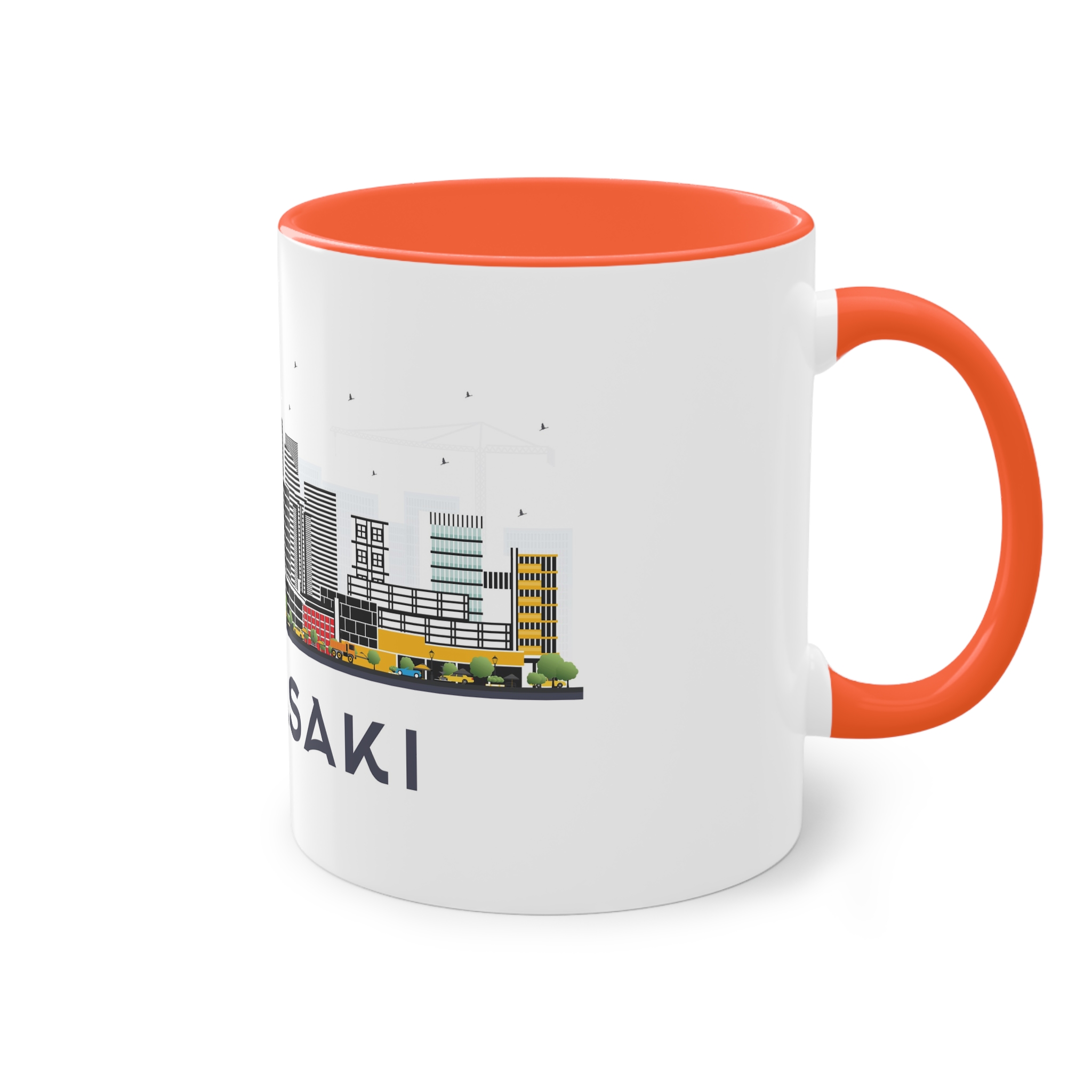 Kawasaki Isolated Two Tone Coffee Mug 11oz - Image 16
