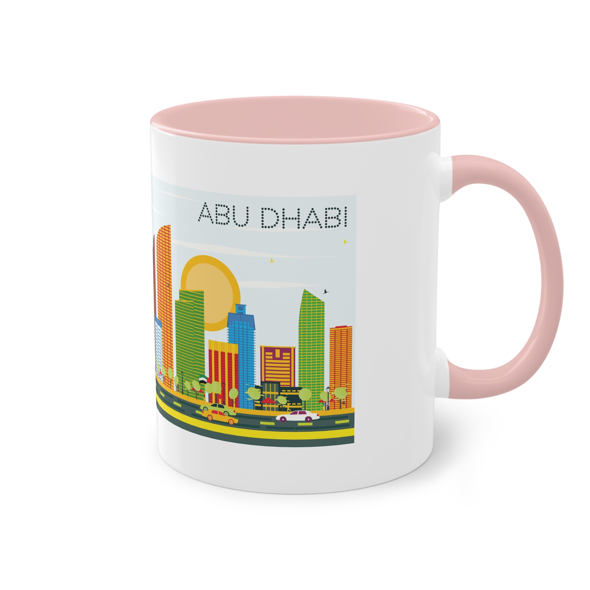 Abu Dhabi Color Two Tone Coffee Mug 11oz - Image 48