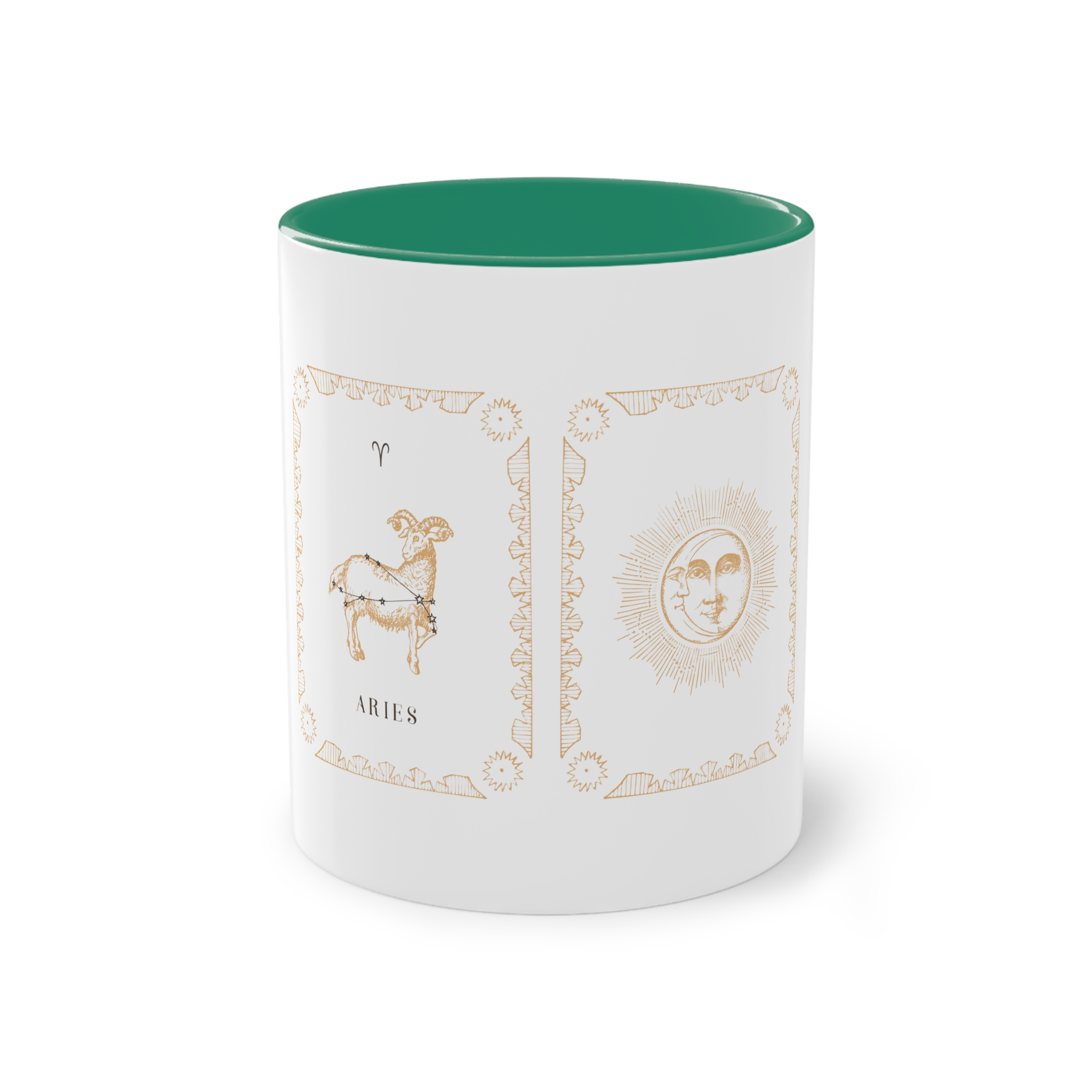 Aries Zodiac 1 Two Tone Coffee Mug 11oz - Image 29