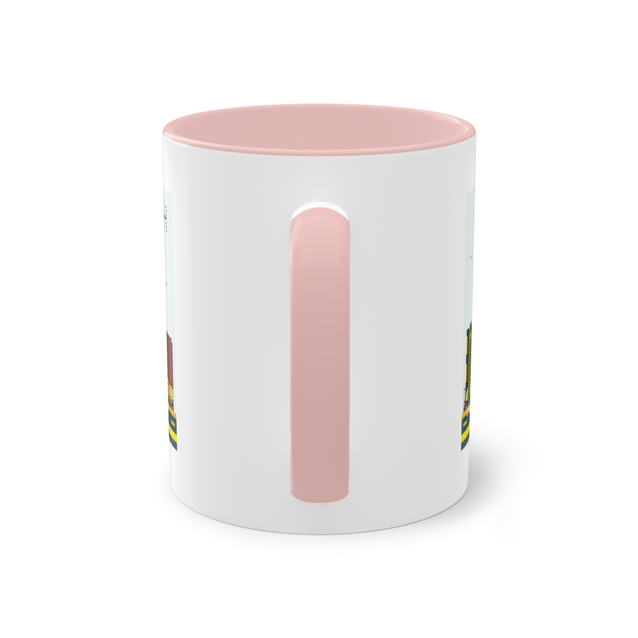 Jeddah Color Two Tone Coffee Mug 11oz - Image 46