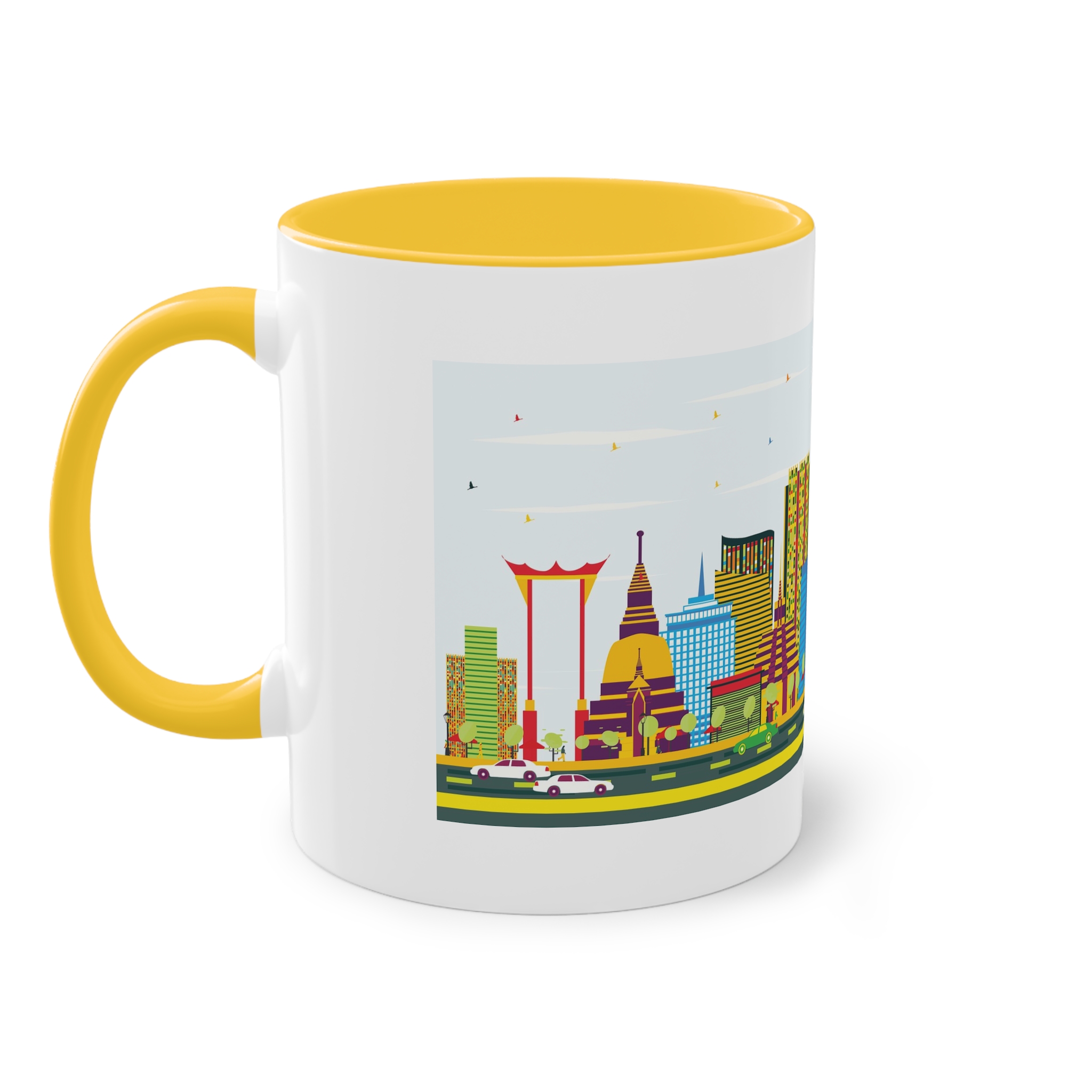 Bangkok Color Two Tone Coffee Mug 11oz - Image 19