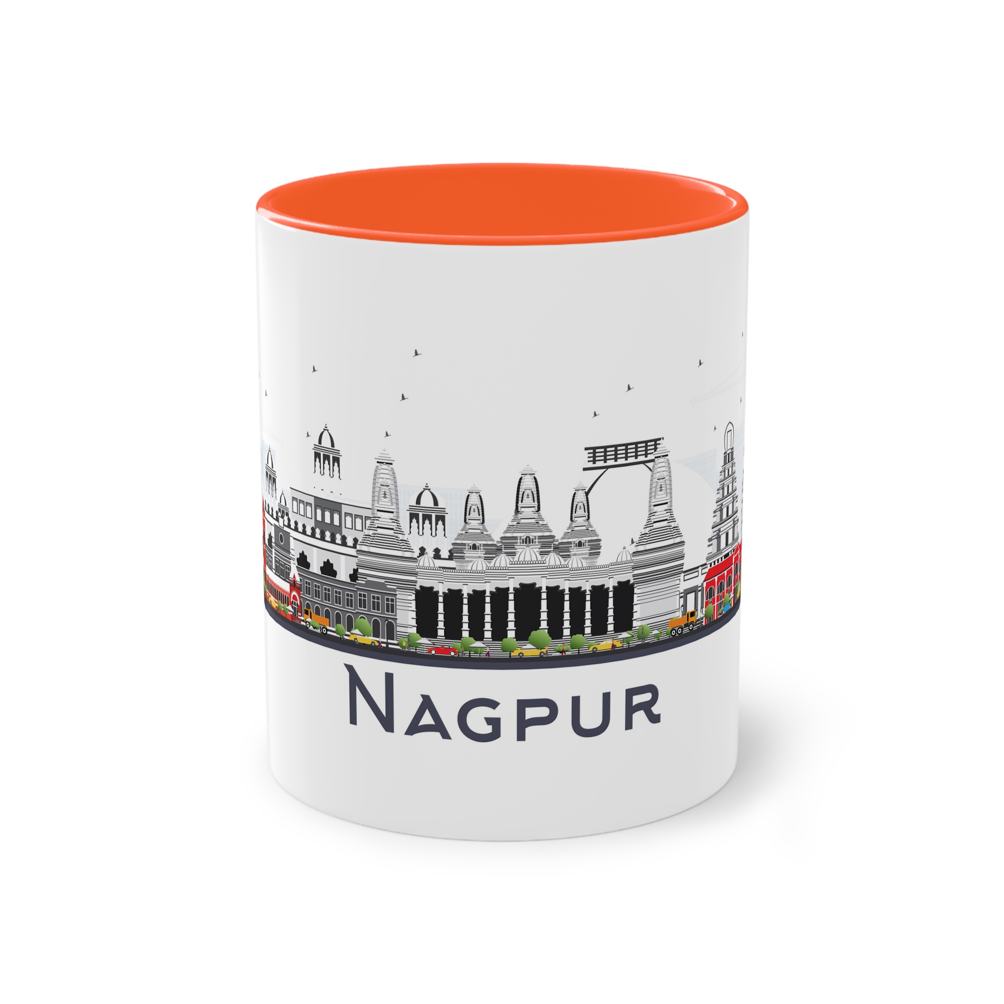 Nagpur Isolated Two Tone Coffee Mug 11oz - Image 13