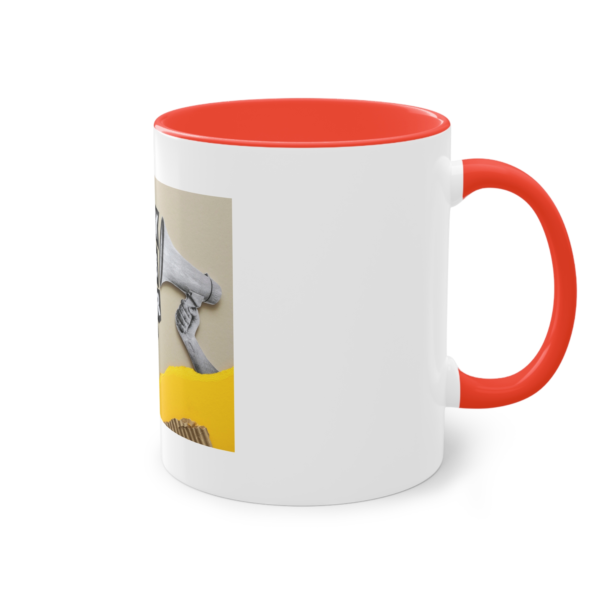 Black Lives Matter Collage Two Tone Coffee Mug 11oz - Image 4