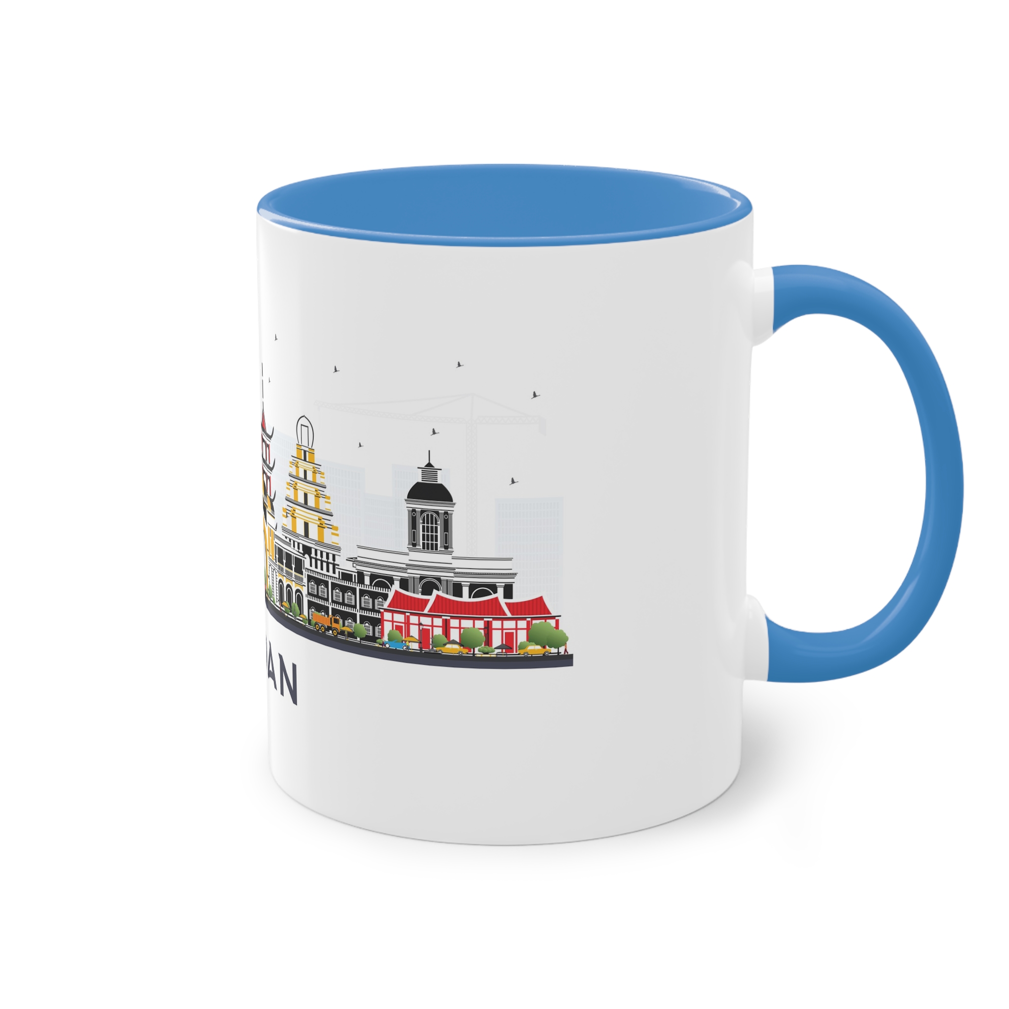 Medan Isolated Two Tone Coffee Mug 11oz - Image 36