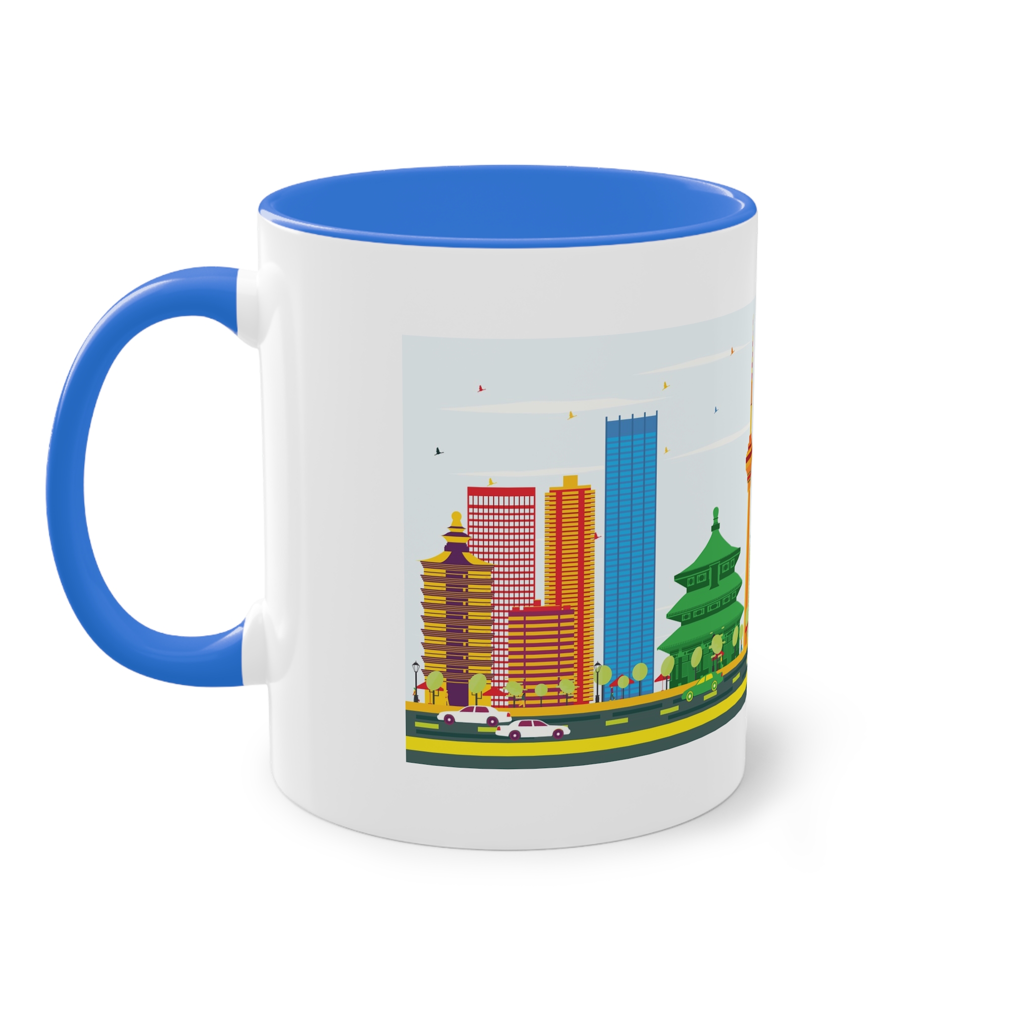 Beijing Color Two Tone Coffee Mug 11oz - Image 39
