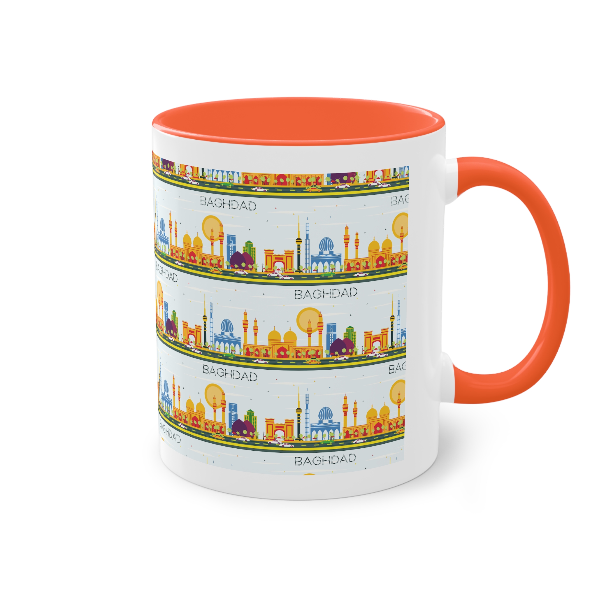 Baghdad Color Two Tone Coffee Mug 11oz - Image 16