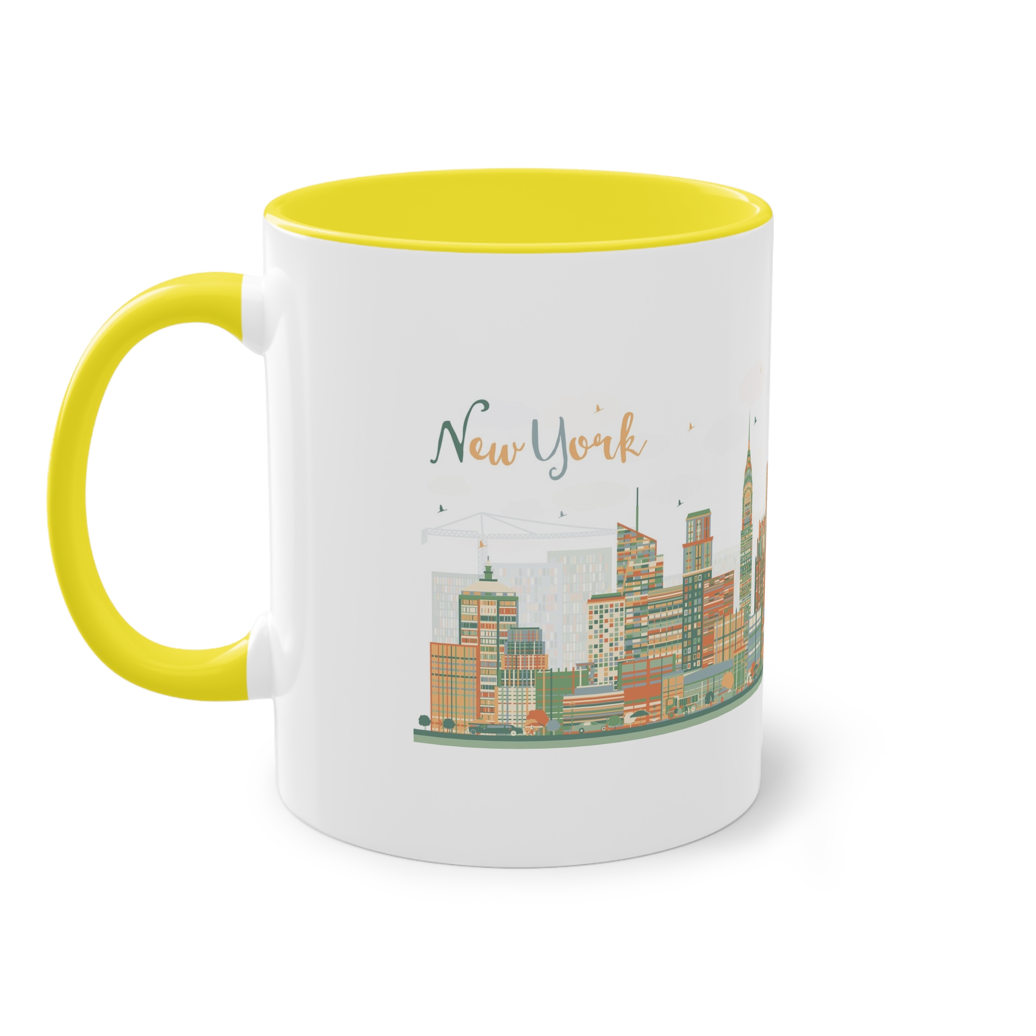 New York New Ver 1 Two Tone Coffee Mug 11oz - Image 23