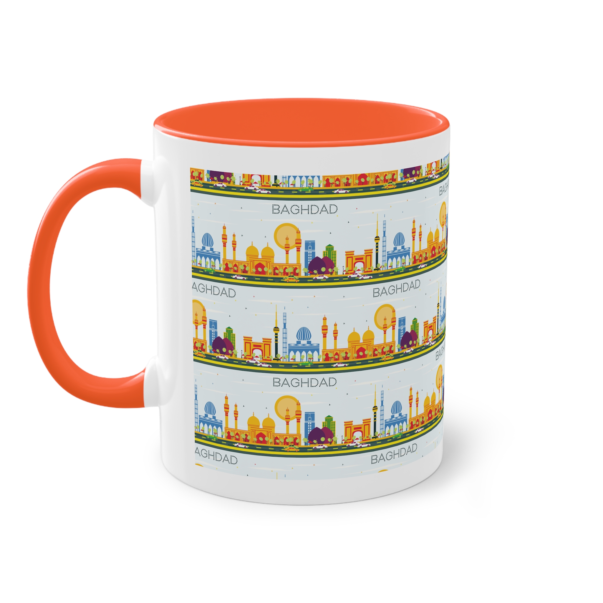 Baghdad Color Two Tone Coffee Mug 11oz - Image 15