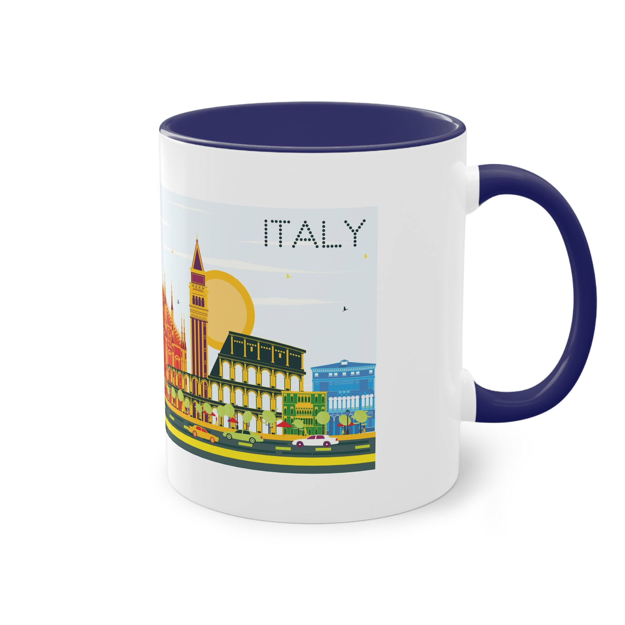 Italy Color Two Tone Coffee Mug 11oz - Image 44