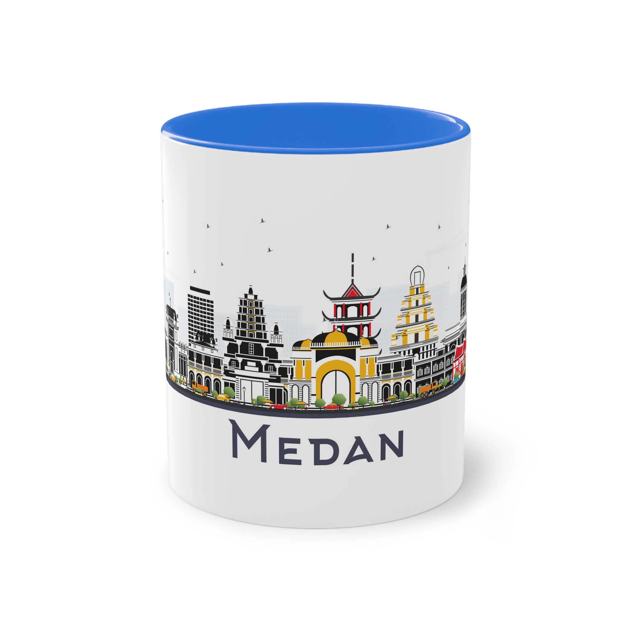 Medan Isolated Two Tone Coffee Mug 11oz - Image 37