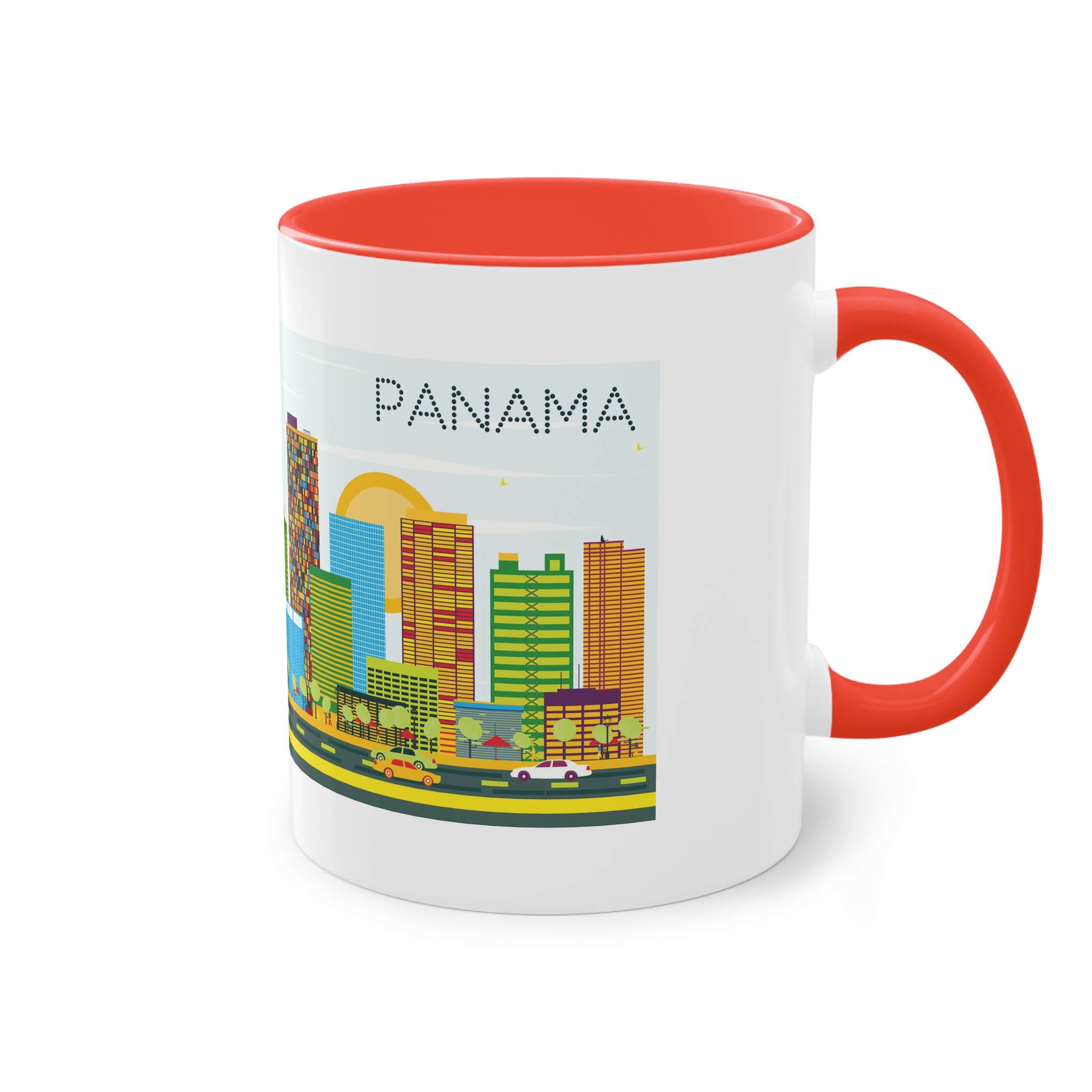 Panama Color Two Tone Coffee Mug 11oz - Image 4