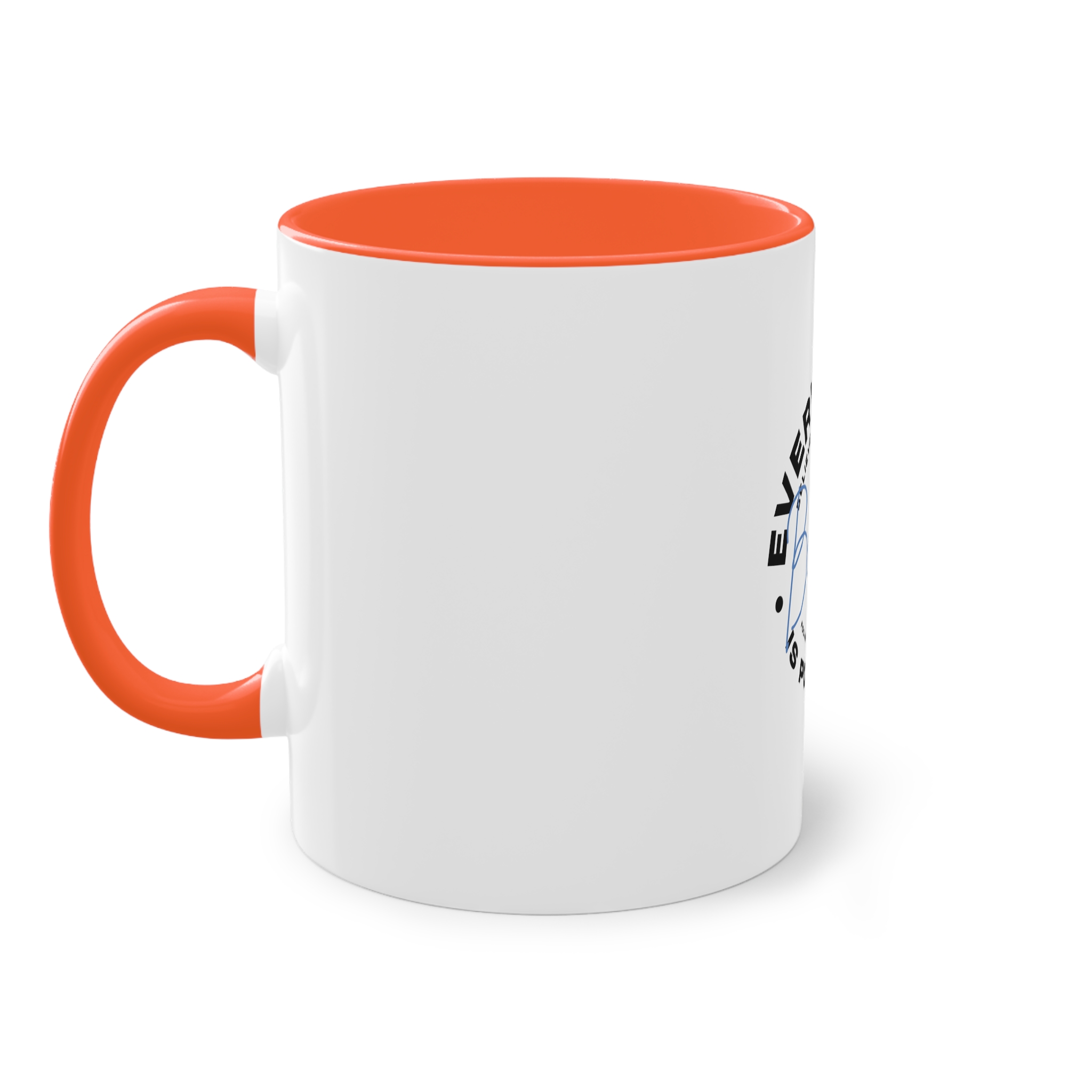 Believe Inspirational Typography Design Two Tone Coffee Mug 11oz - Image 15