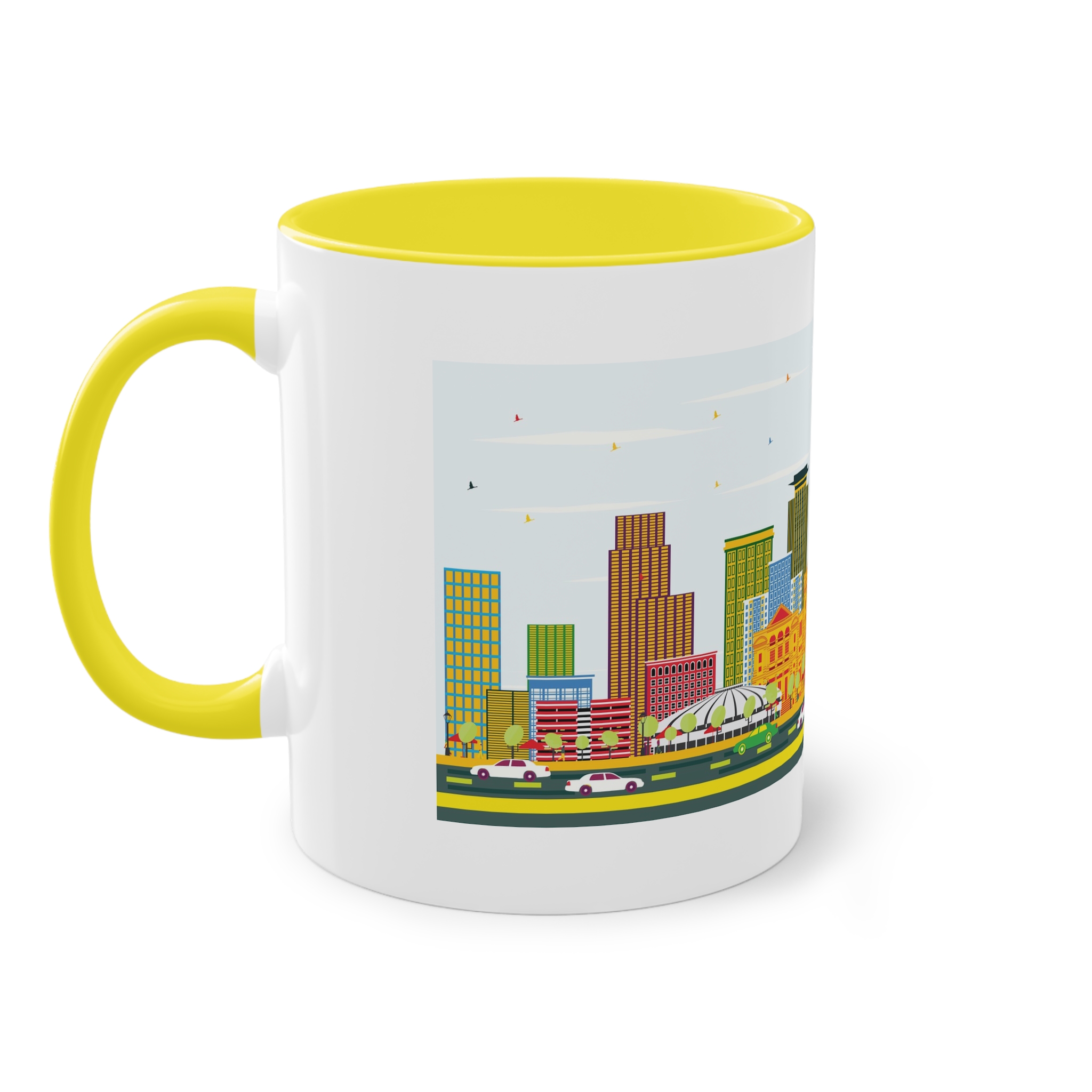 Fort Worth Color Two Tone Coffee Mug 11oz - Image 23