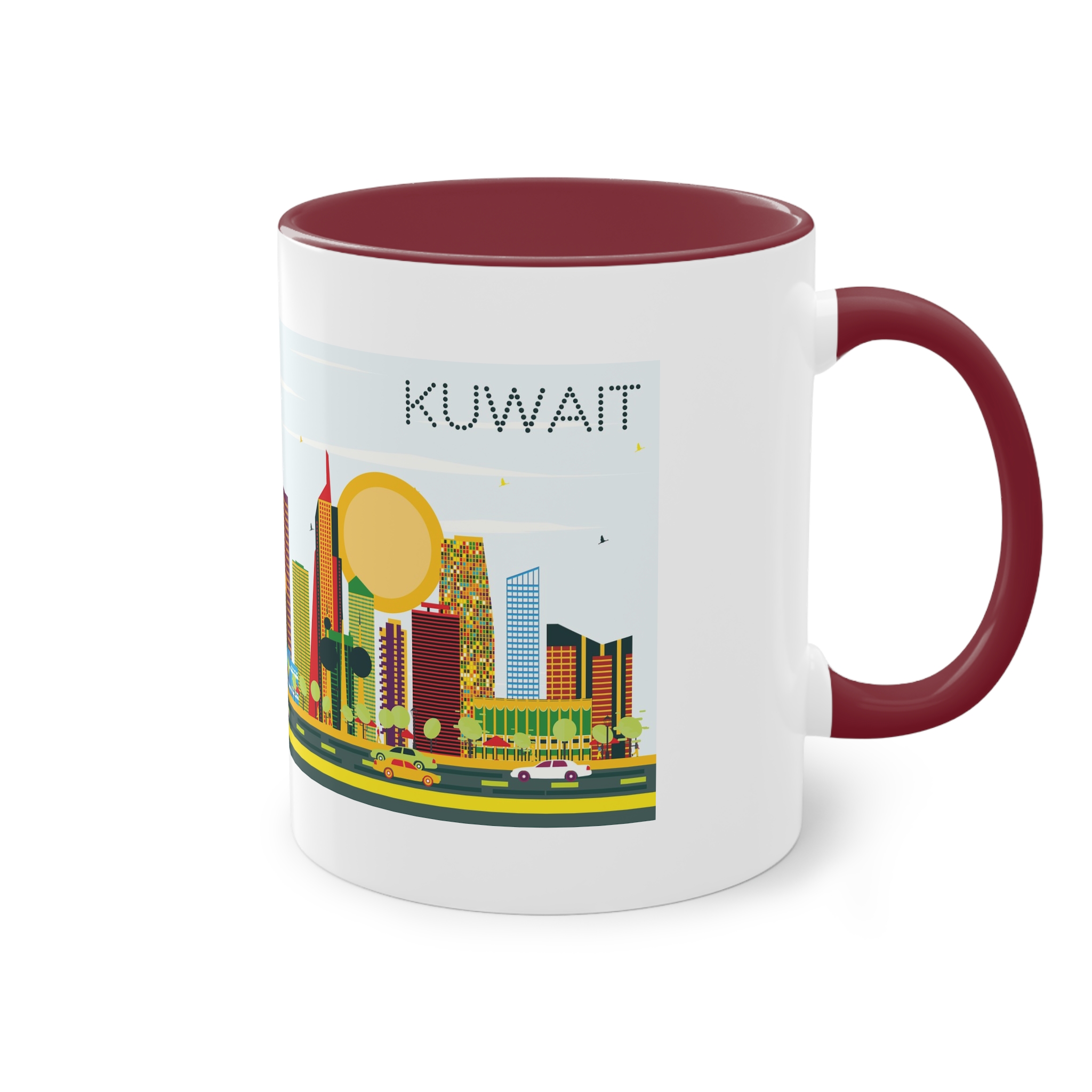 Kuwait Color Two Tone Coffee Mug 11oz - Image 8