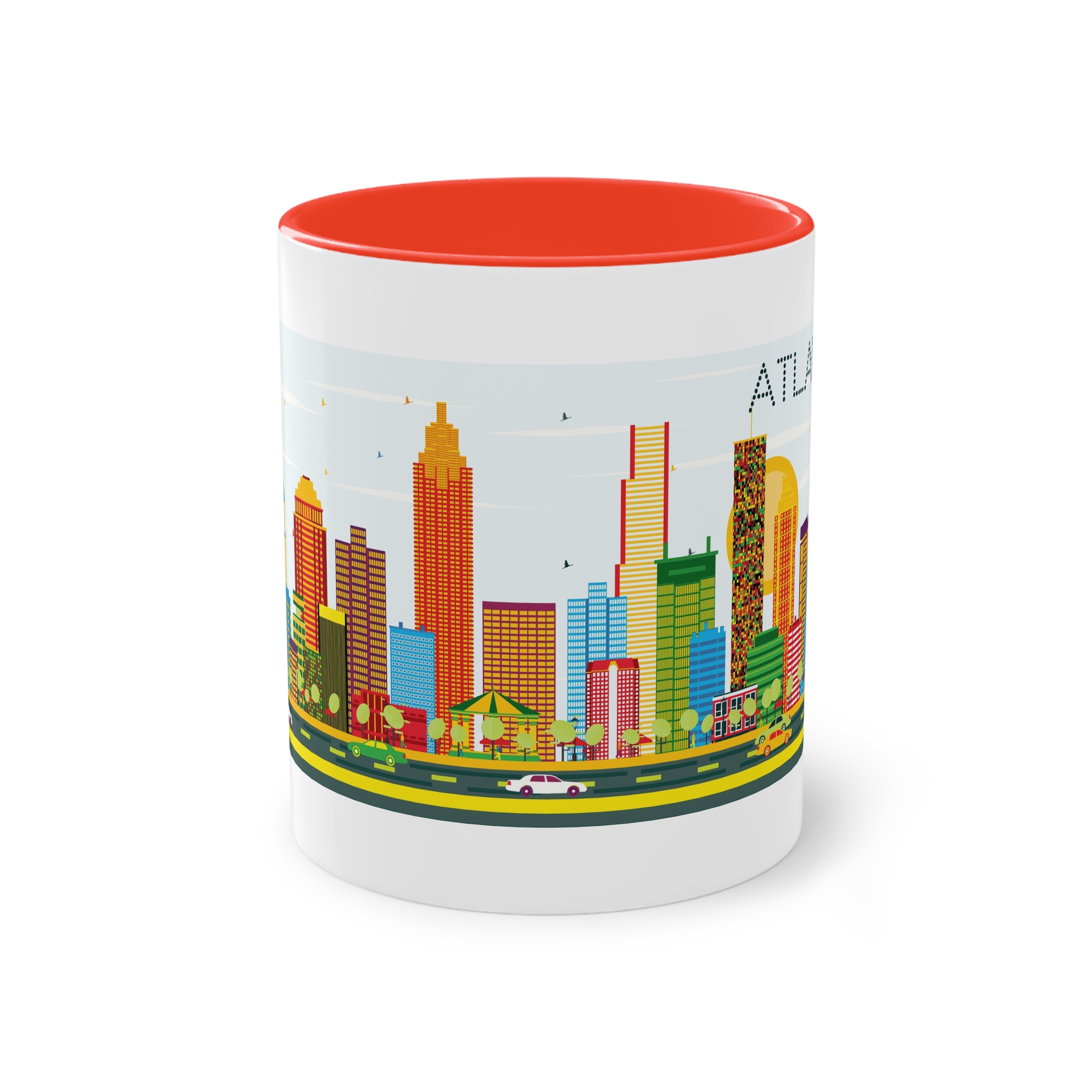 Atlanta Color Two Tone Coffee Mug 11oz