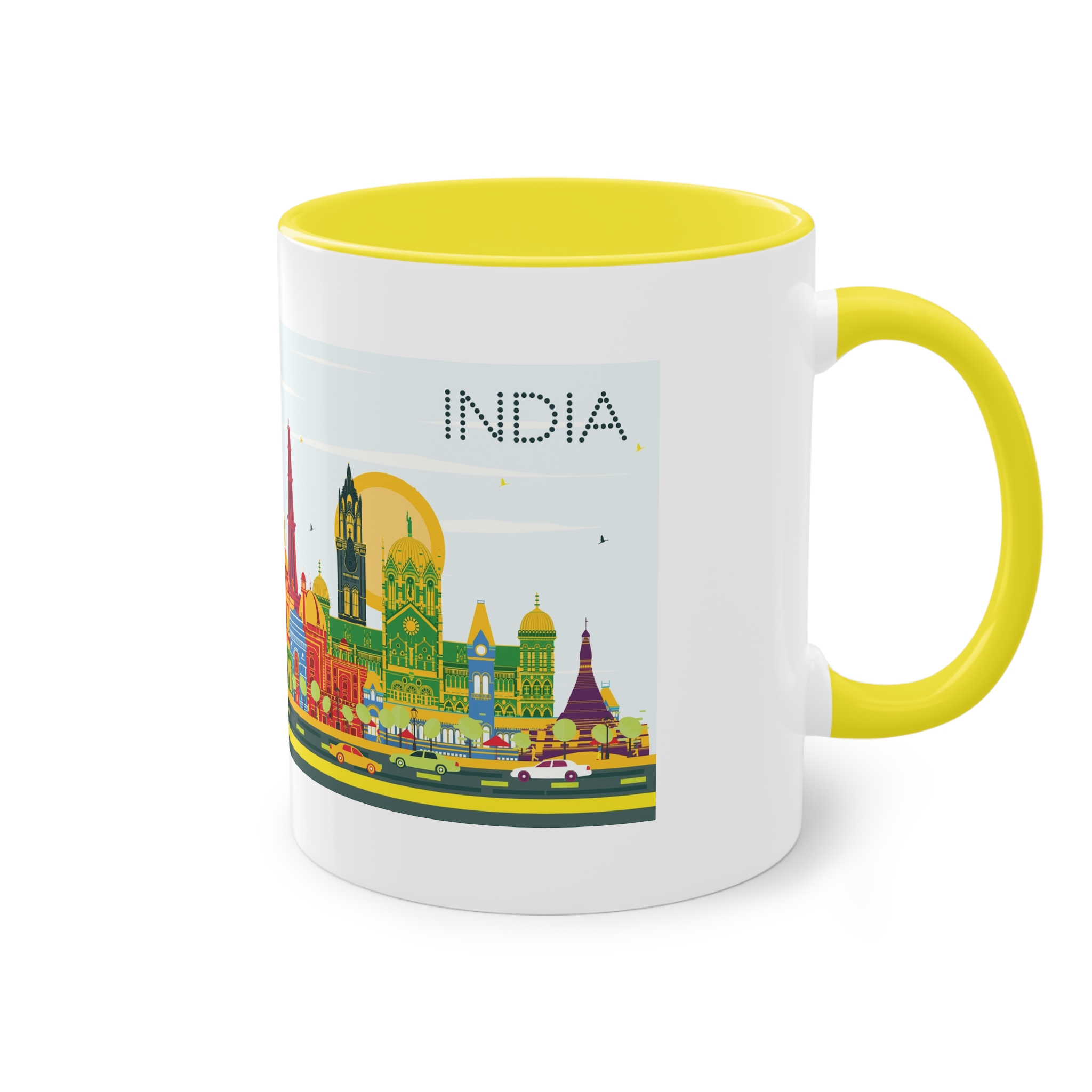 India Color Two Tone Coffee Mug 11oz - Image 24