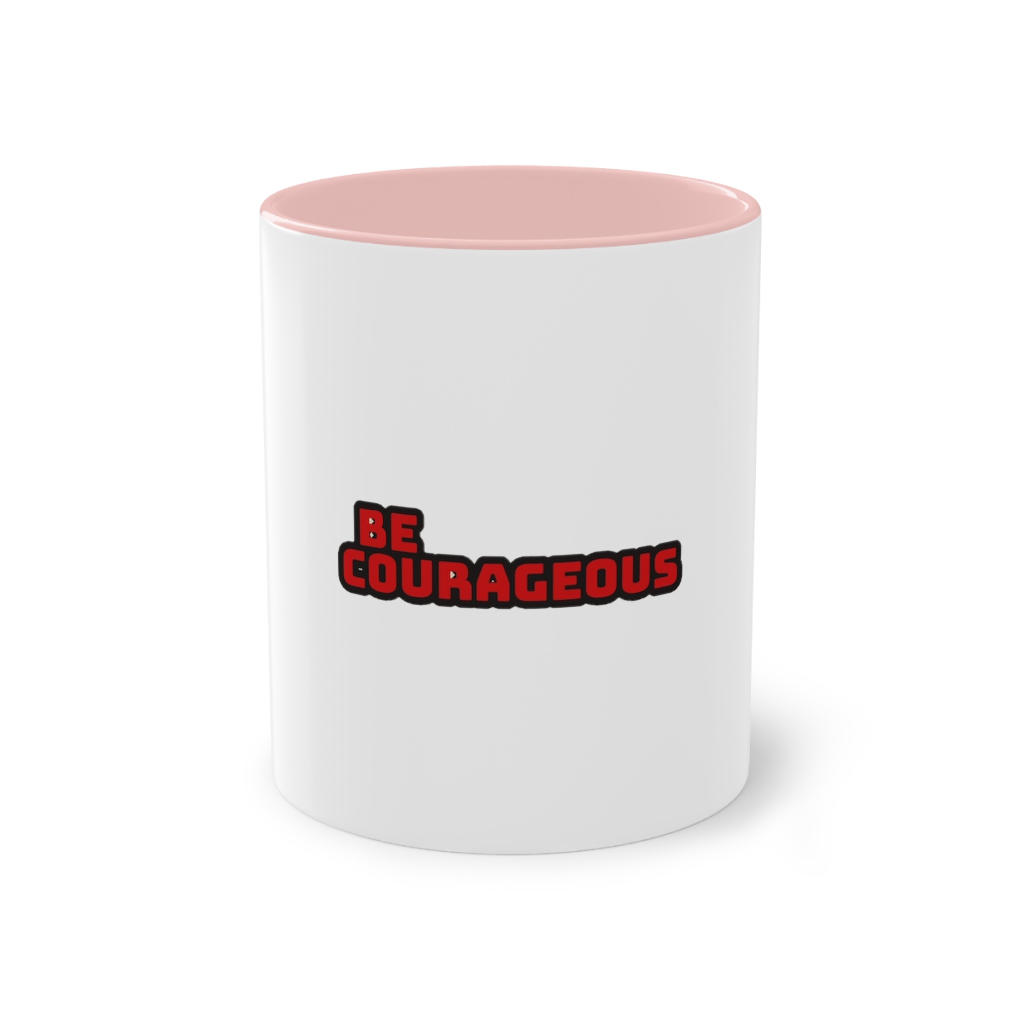 Be Courageous Two Tone Coffee Mug 11oz - Image 45