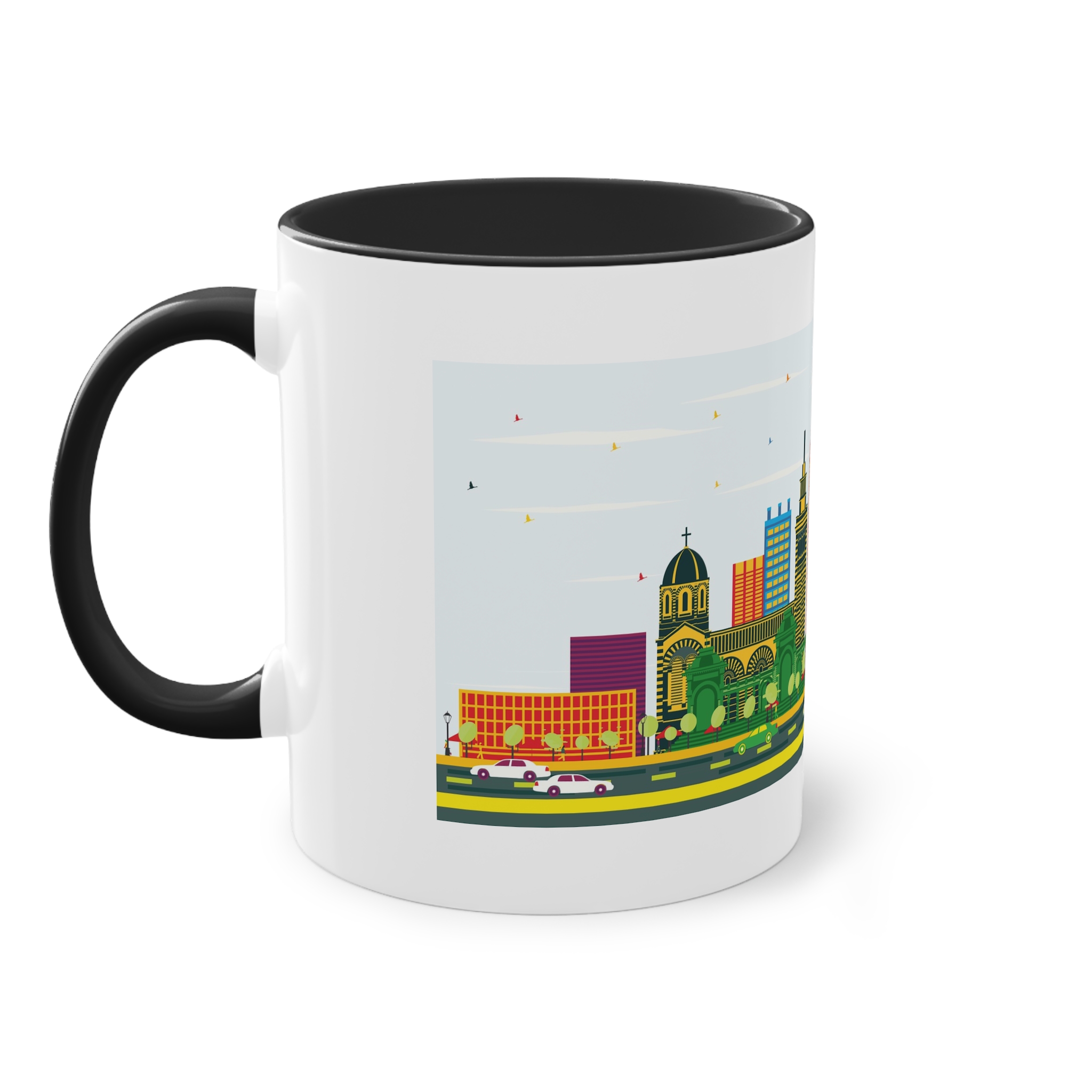 Marseille Color Two Tone Coffee Mug 11oz - Image 11