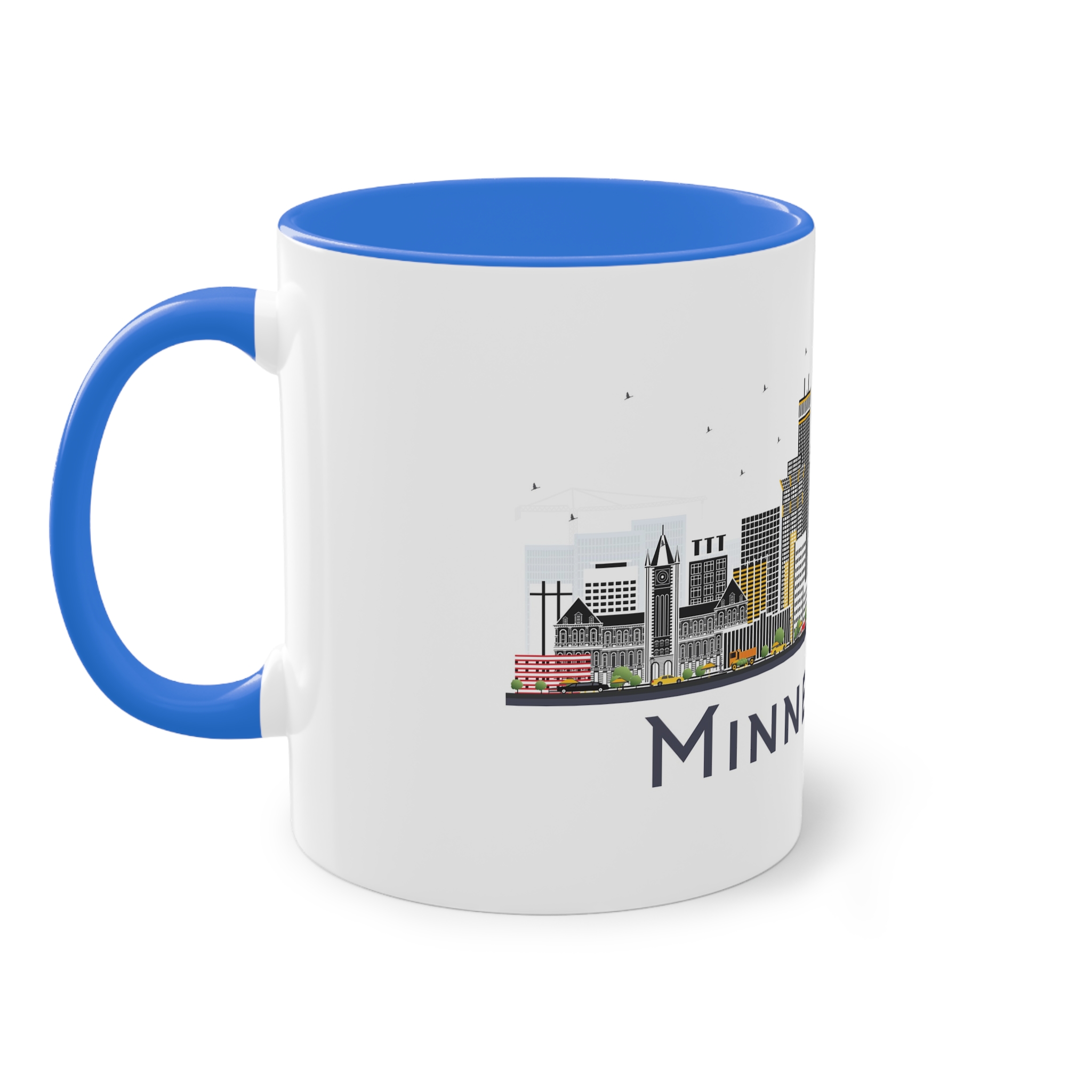 Minneapolis Isolated Two Tone Coffee Mug 11oz - Image 39