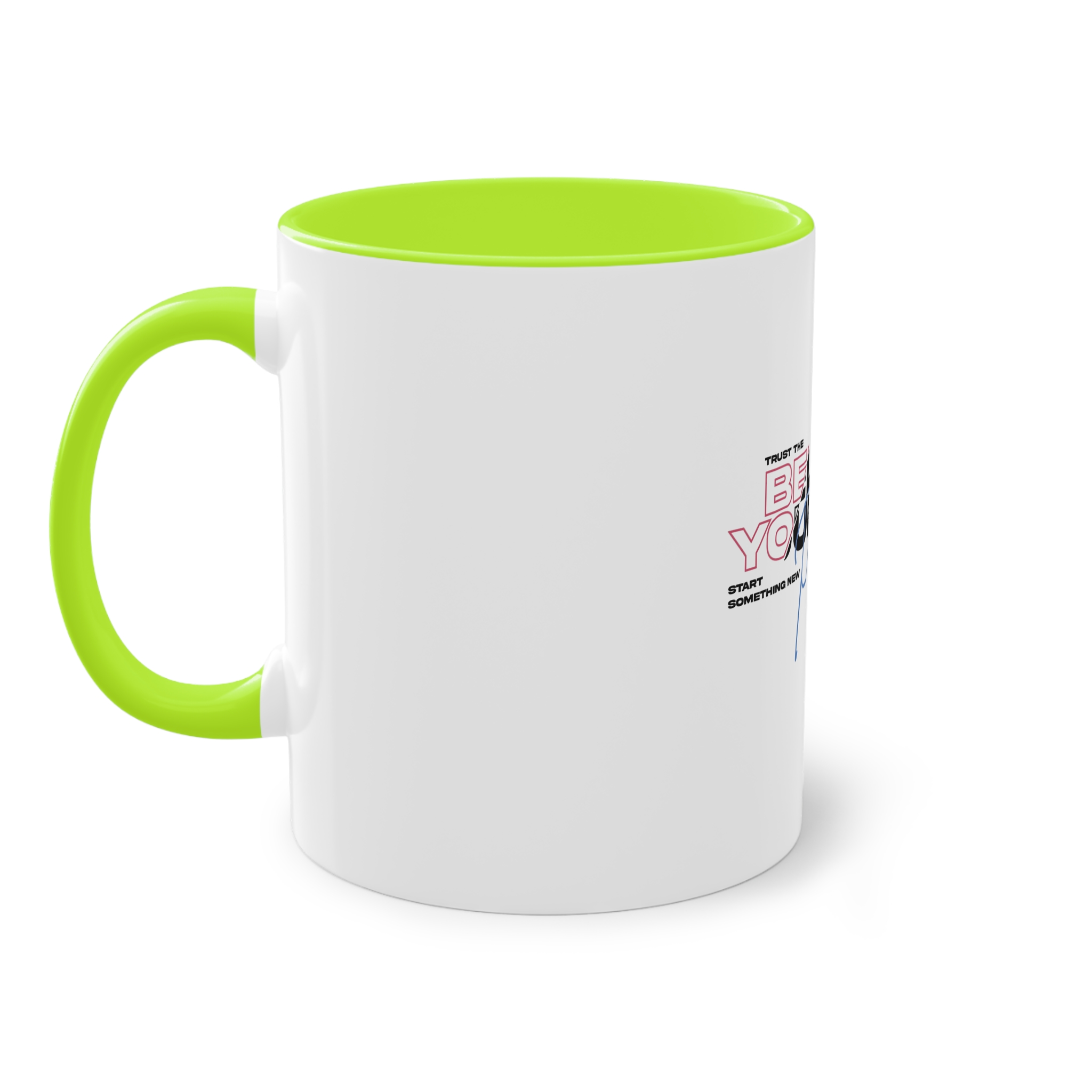 Believe Yourself Process Two Tone Coffee Mug 11oz - Image 27