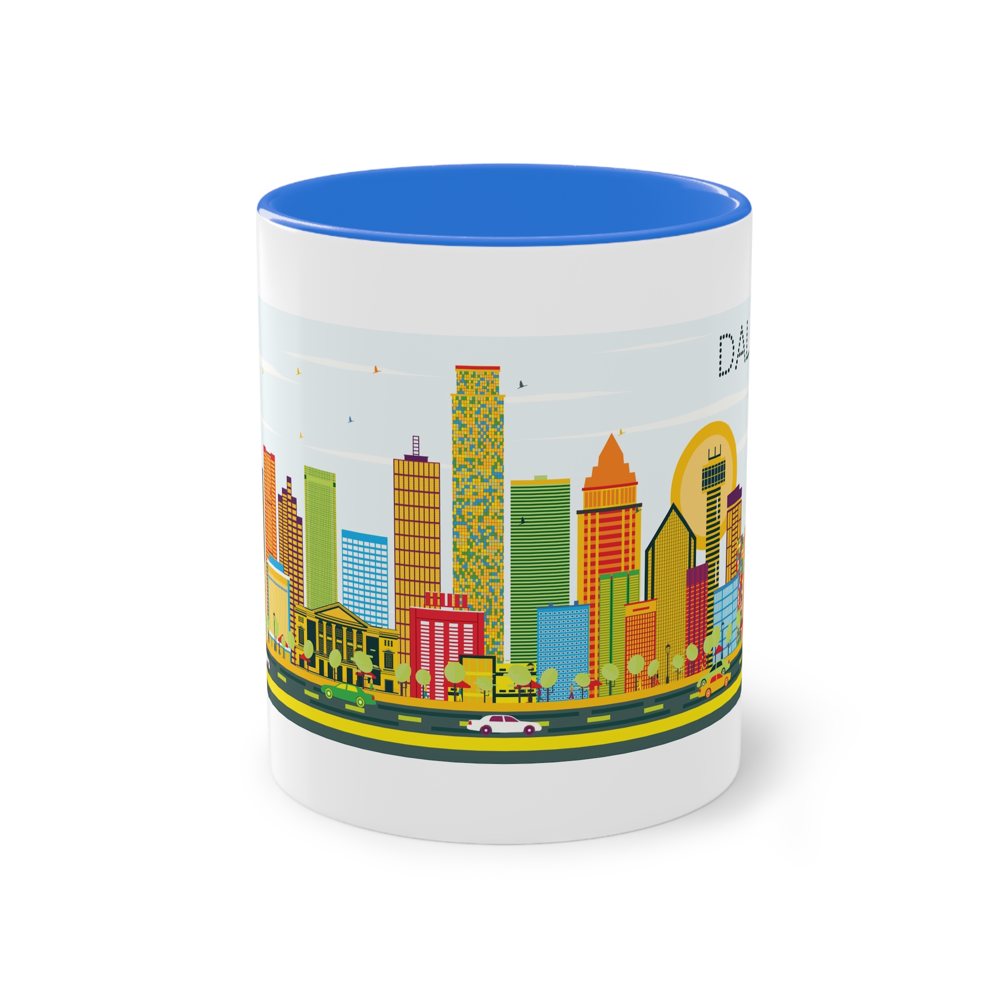 Dallas Color Two Tone Coffee Mug 11oz - Image 37