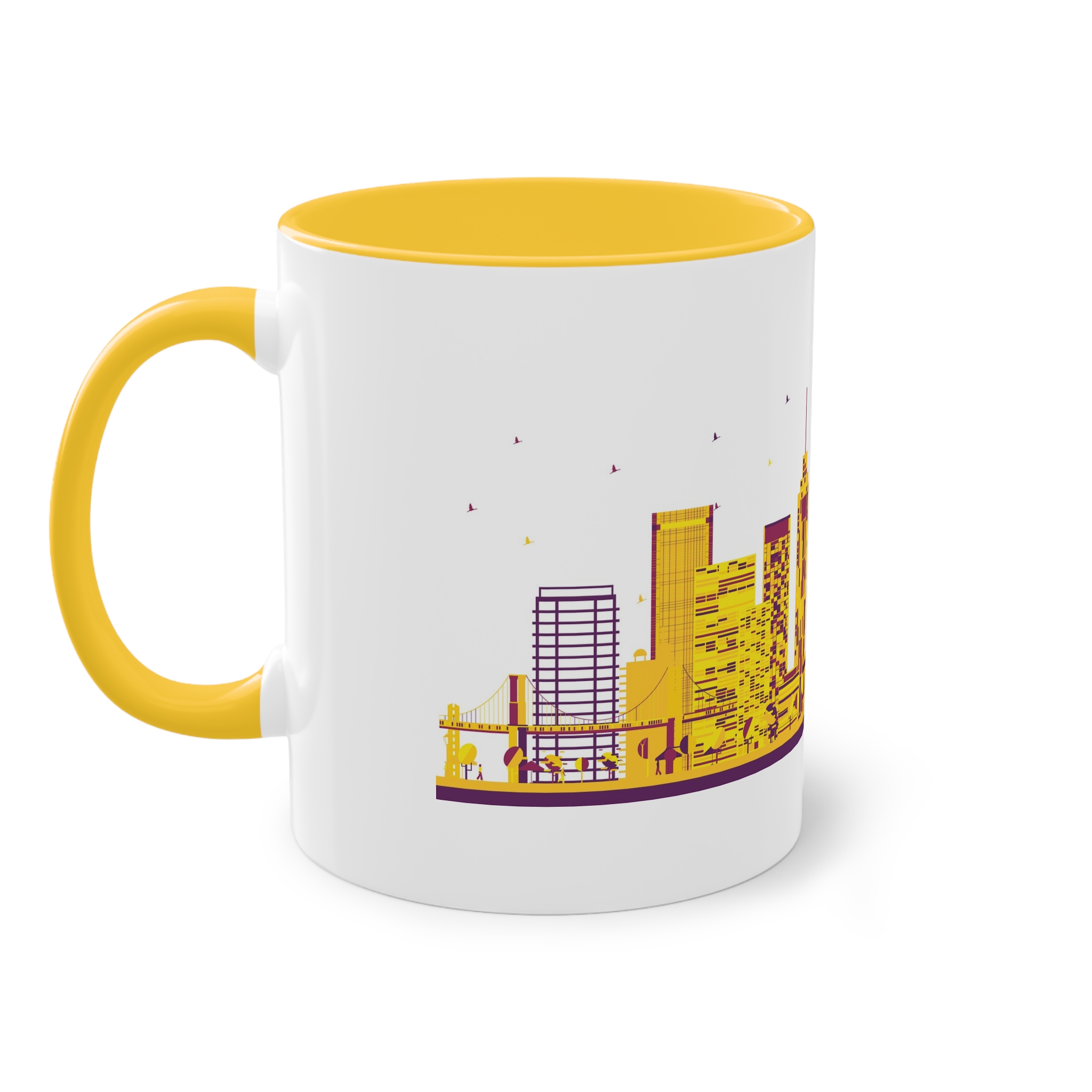 New York Color Ver 1 Two Tone Coffee Mug 11oz - Image 19