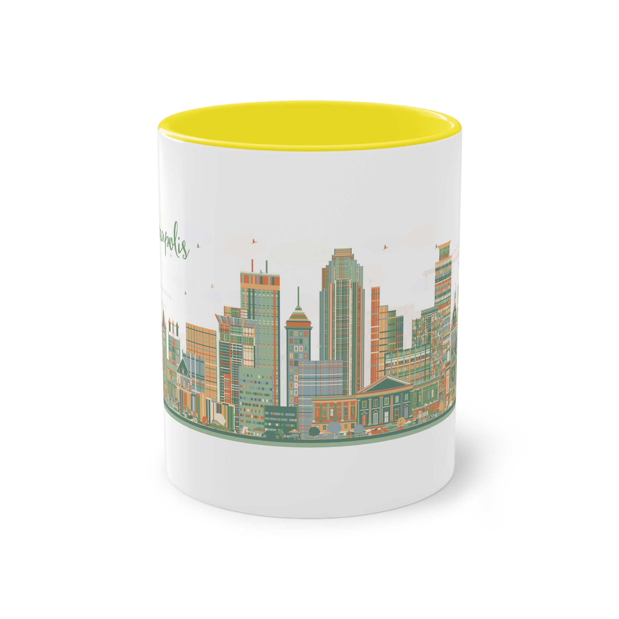 Minneapolis Ver 1 Two Tone Coffee Mug 11oz - Image 21