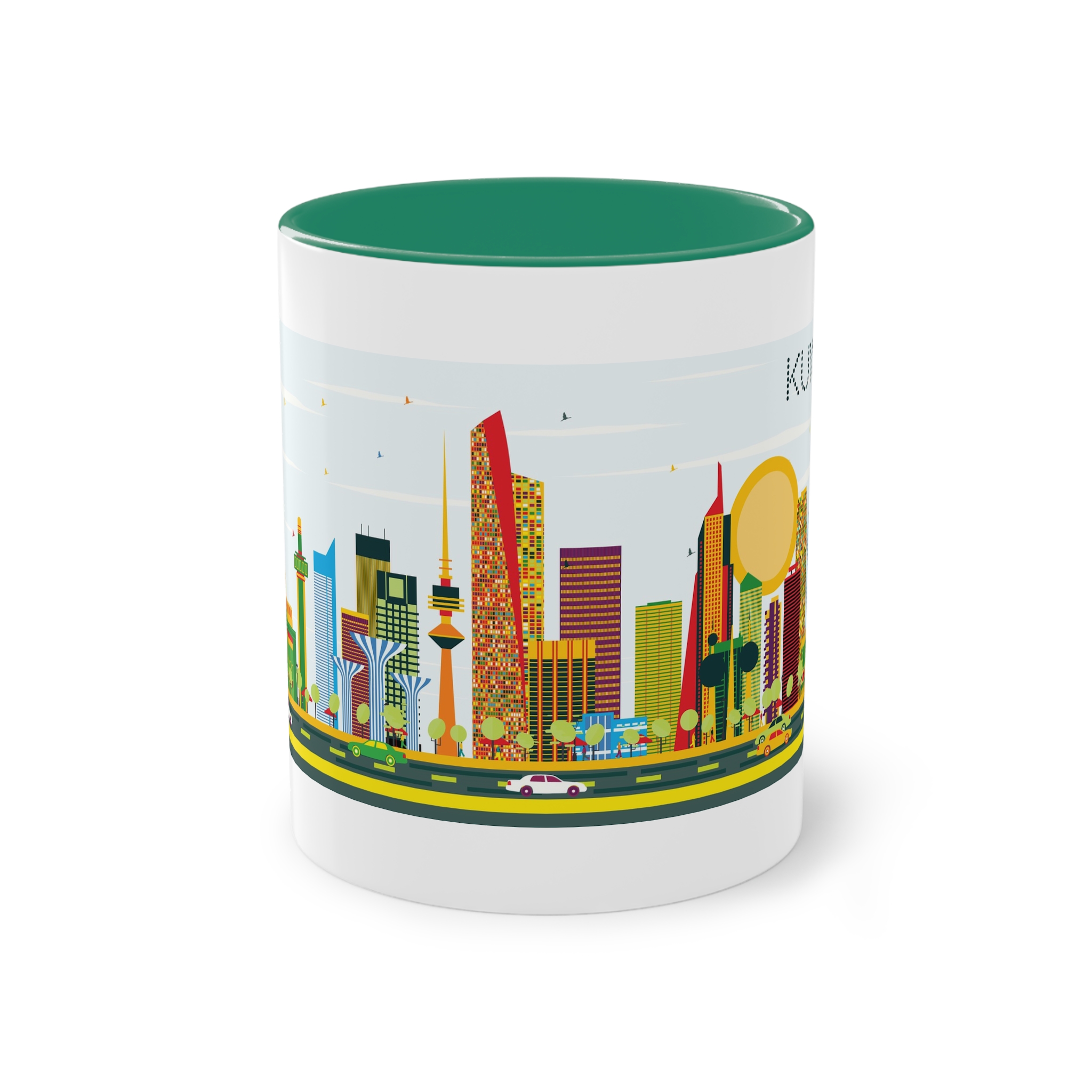 Kuwait Color Two Tone Coffee Mug 11oz - Image 29