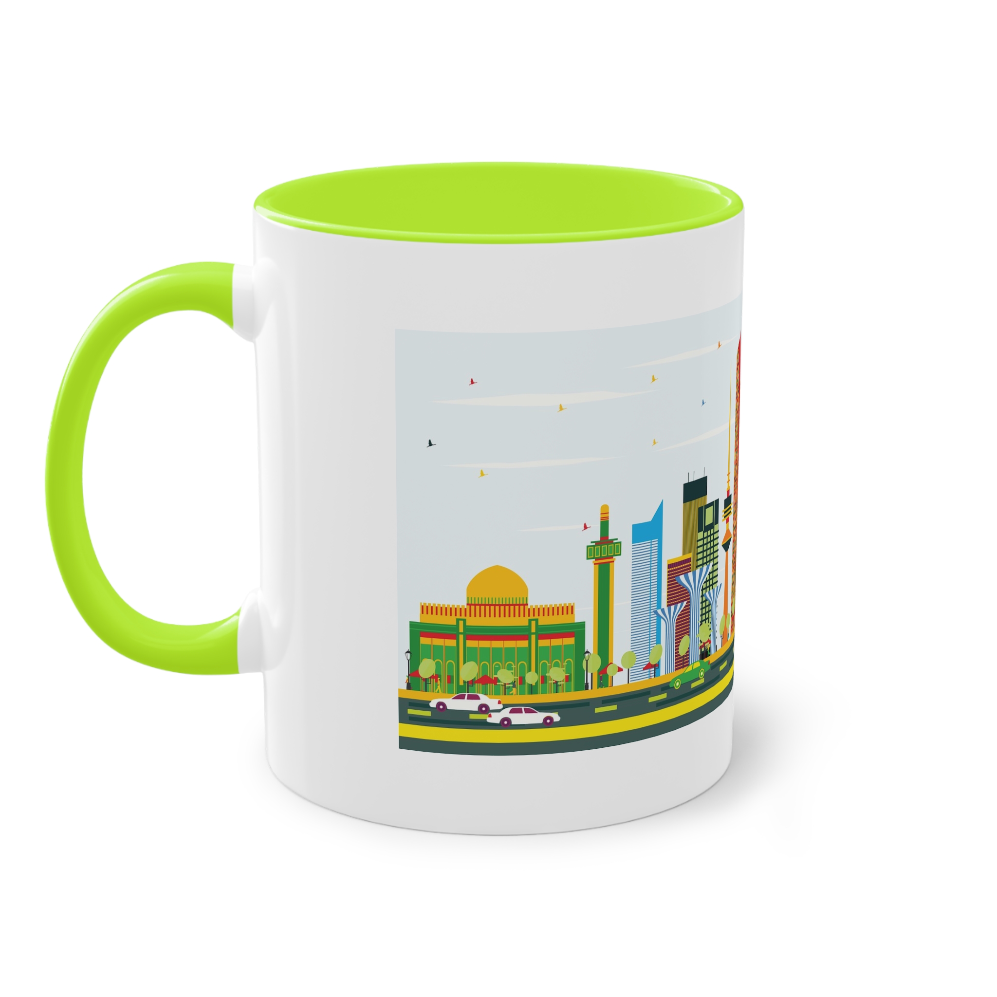 Kuwait Color Two Tone Coffee Mug 11oz - Image 27