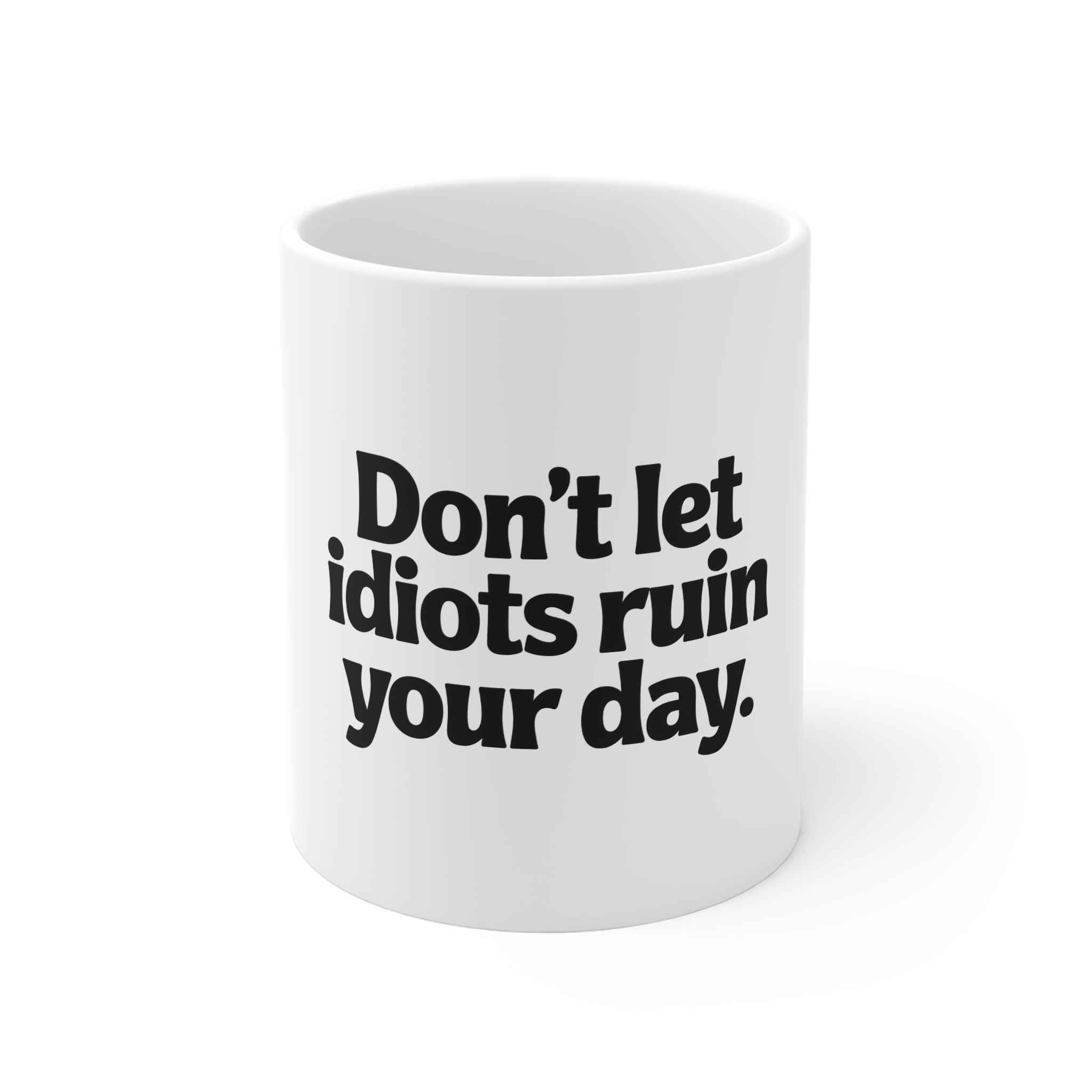 Motivational Quote About Ignoring Negativity Copia 11oz White Mug