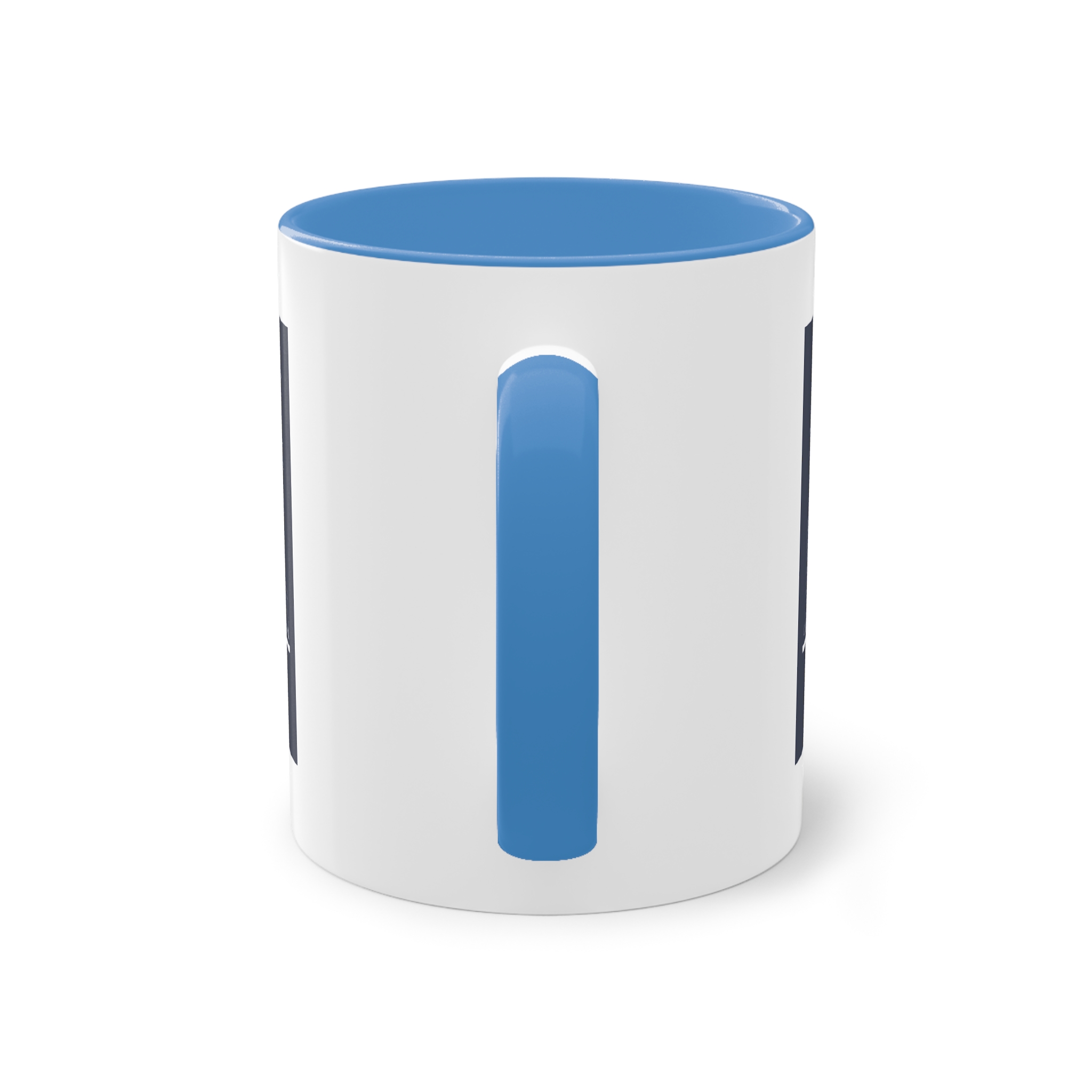 Jerusalem Outline Inverse Two Tone Coffee Mug 11oz - Image 34