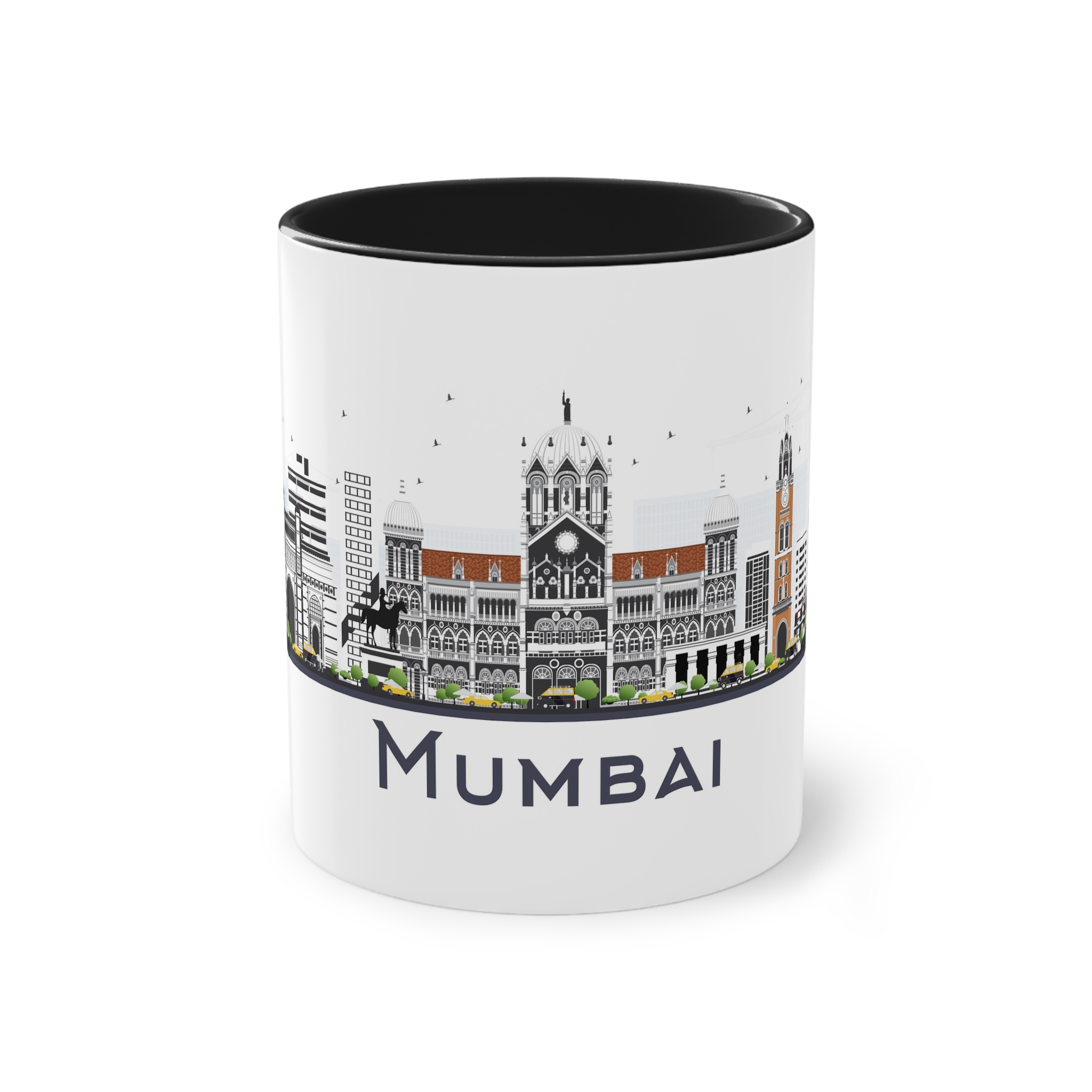 Mumbai Isolated Two Tone Coffee Mug 11oz - Image 9