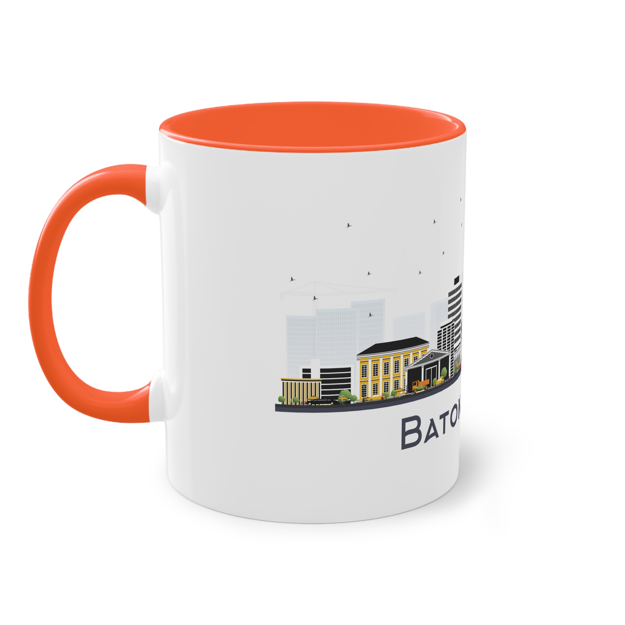Baton Rouge Isolated Two Tone Coffee Mug 11oz - Image 15